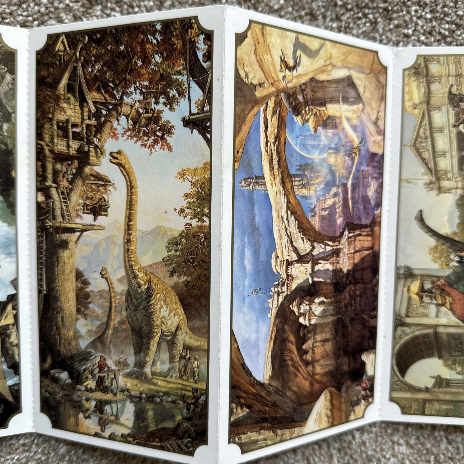 1993 Turner Publishing Inc. James Gurney’s DINOTOPIA POSTCARD BOOK “Rare”