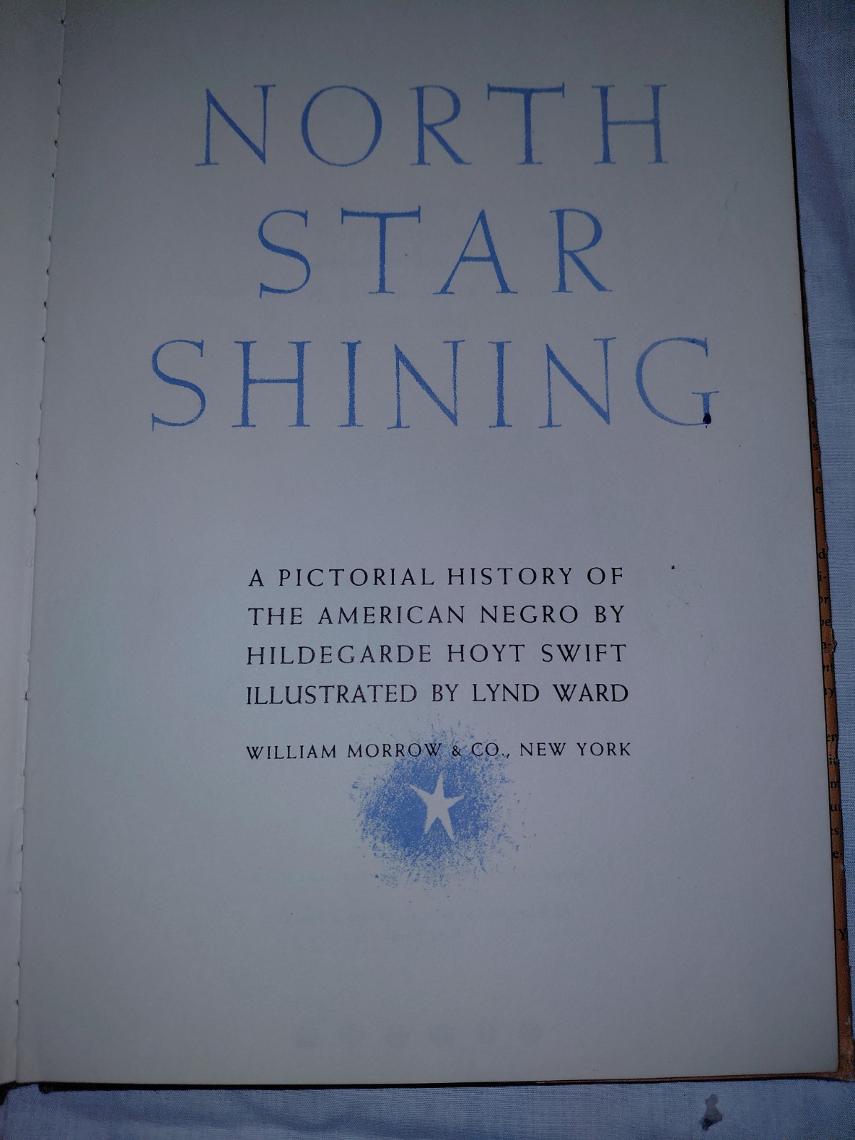 NORTH STAR SHINING~Hildegarde Swift~LYND WARD~1947 – 10.5″