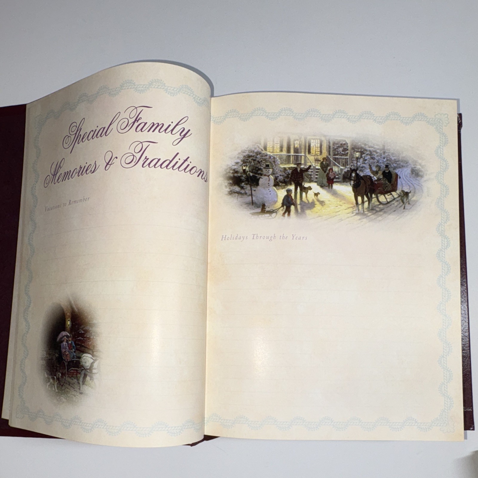 Thomas Kinkade Holy Bible Lighting the Way Home NKJV Red Letter Hardcover