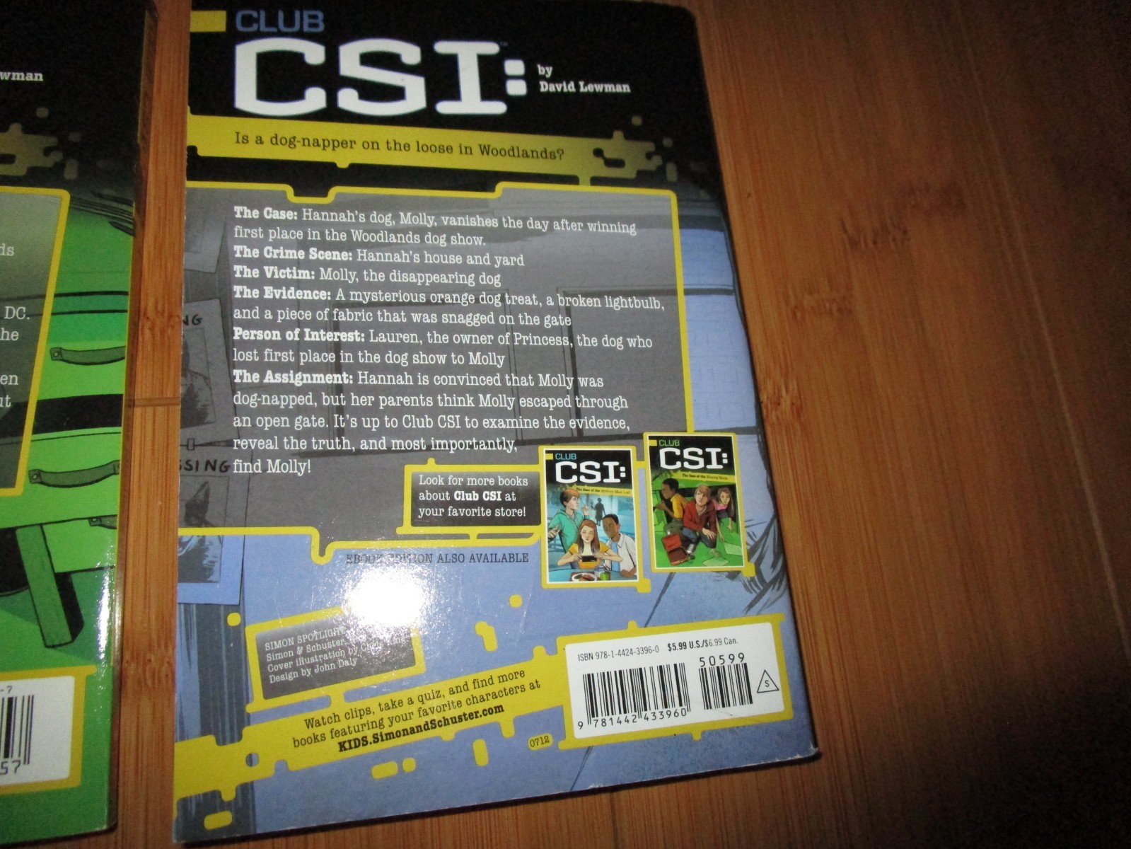 Club CSI Books #1-5 by David Lewman KIDS CRIME SOLVING FORENSICS