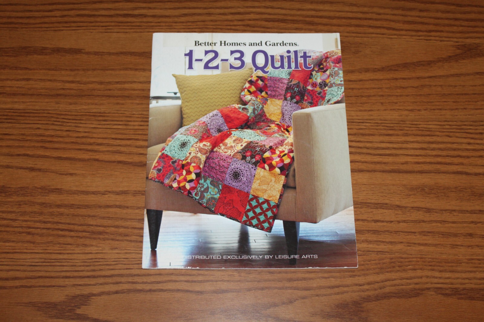 Better Homes & Gardens 1 2 3 Quilt Leisure Arts Book Tote Wall Hanging