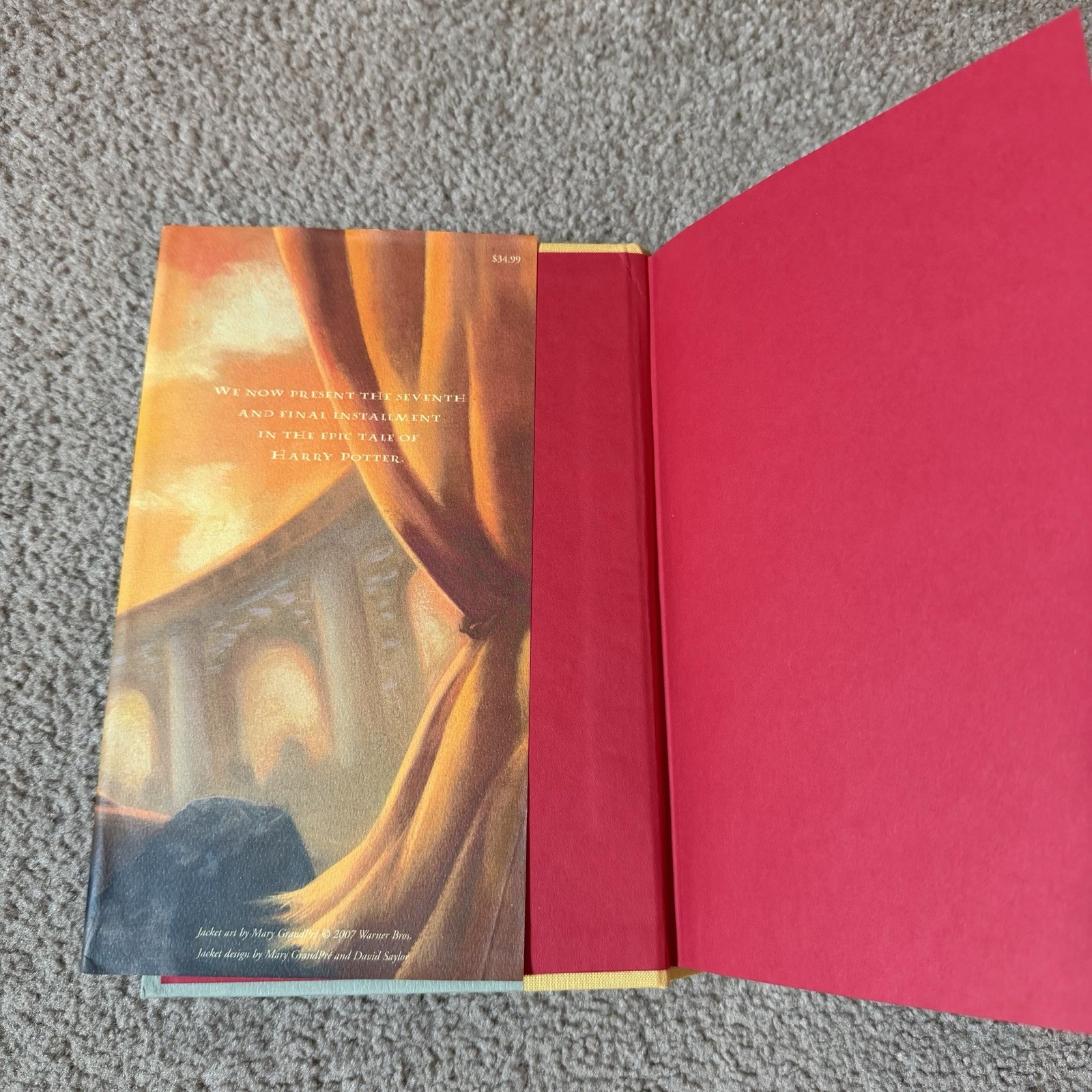 1st Edition 1st Print HC Harry Potter & The Deathly Hallows 759 pages Error Rare