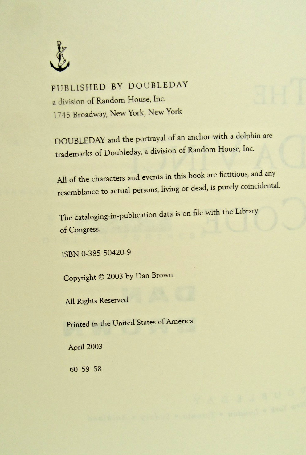 LOT 4 HCDJ ROBERT LANGDON SERIES BY DAN BROWN: DA VINCI CODE; INFERNO; ORIGIN +