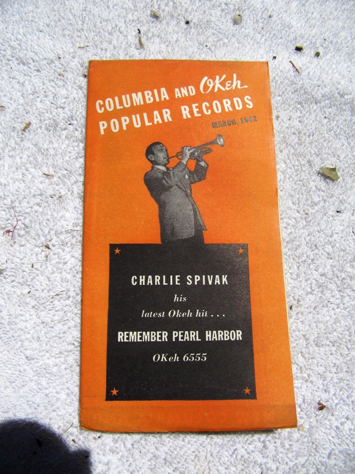 March 1942 OKeH and VOCALION Popular Records Supplement Charlie Spivak CATALOG