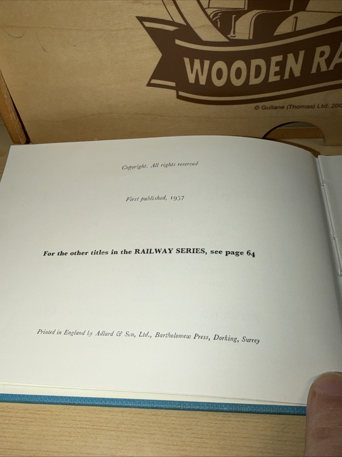 EIGHT FAMOUS ENGINES THOMAS TRAIN AWDRY RAILWAY Book FIRST EDITION 1957