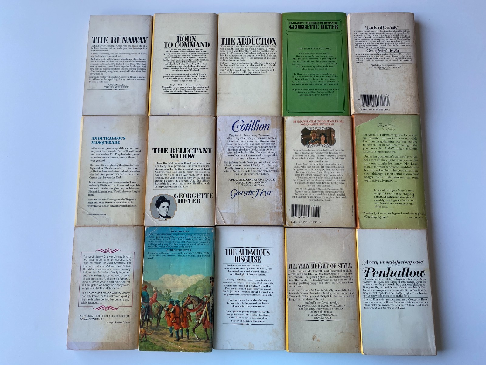 GEORGETTE HEYER VINTAGE PB LOT 26~Corinthian~Faro~Escape~Contract~Patch~Buck~Cub