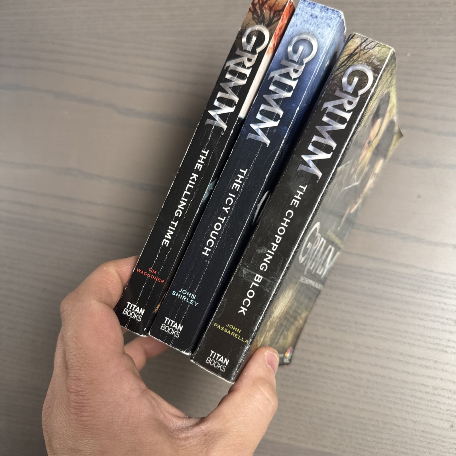 Grimm Complete 3-Book Series Set RARE NBC TV Show Icy Touch, Chopping PB Used