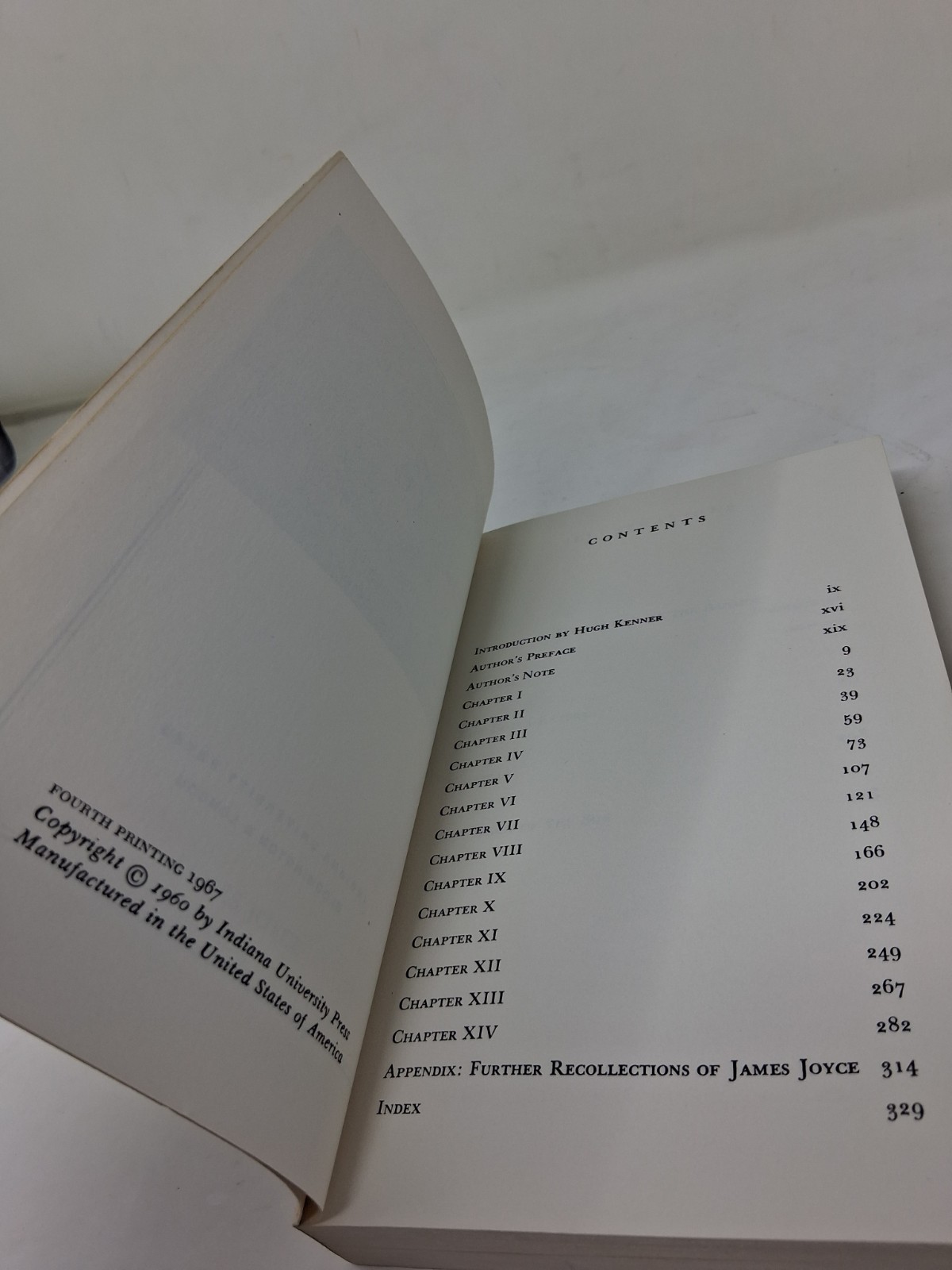 James Joyce & the Making of Ulysses Frank Budgen PB 4th Printing 1967, ©1960
