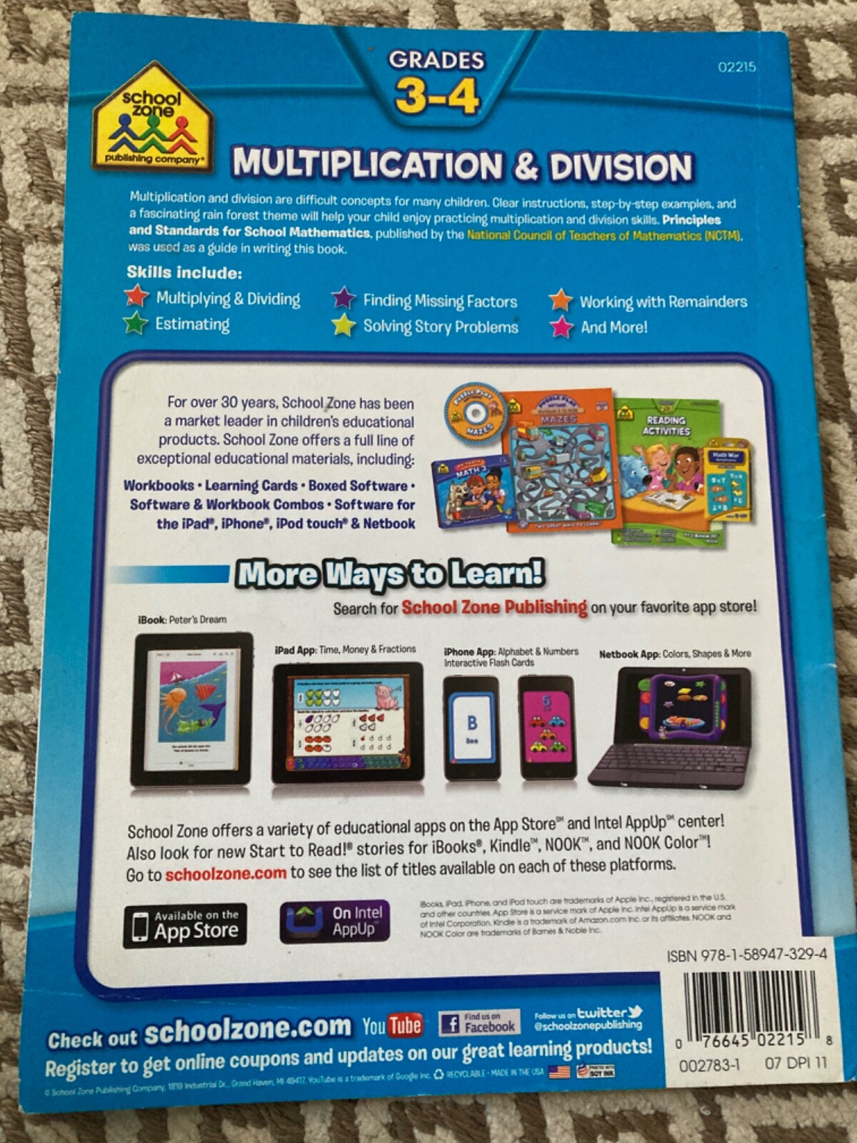 Very Good School Zone – Multiplication & Division Work