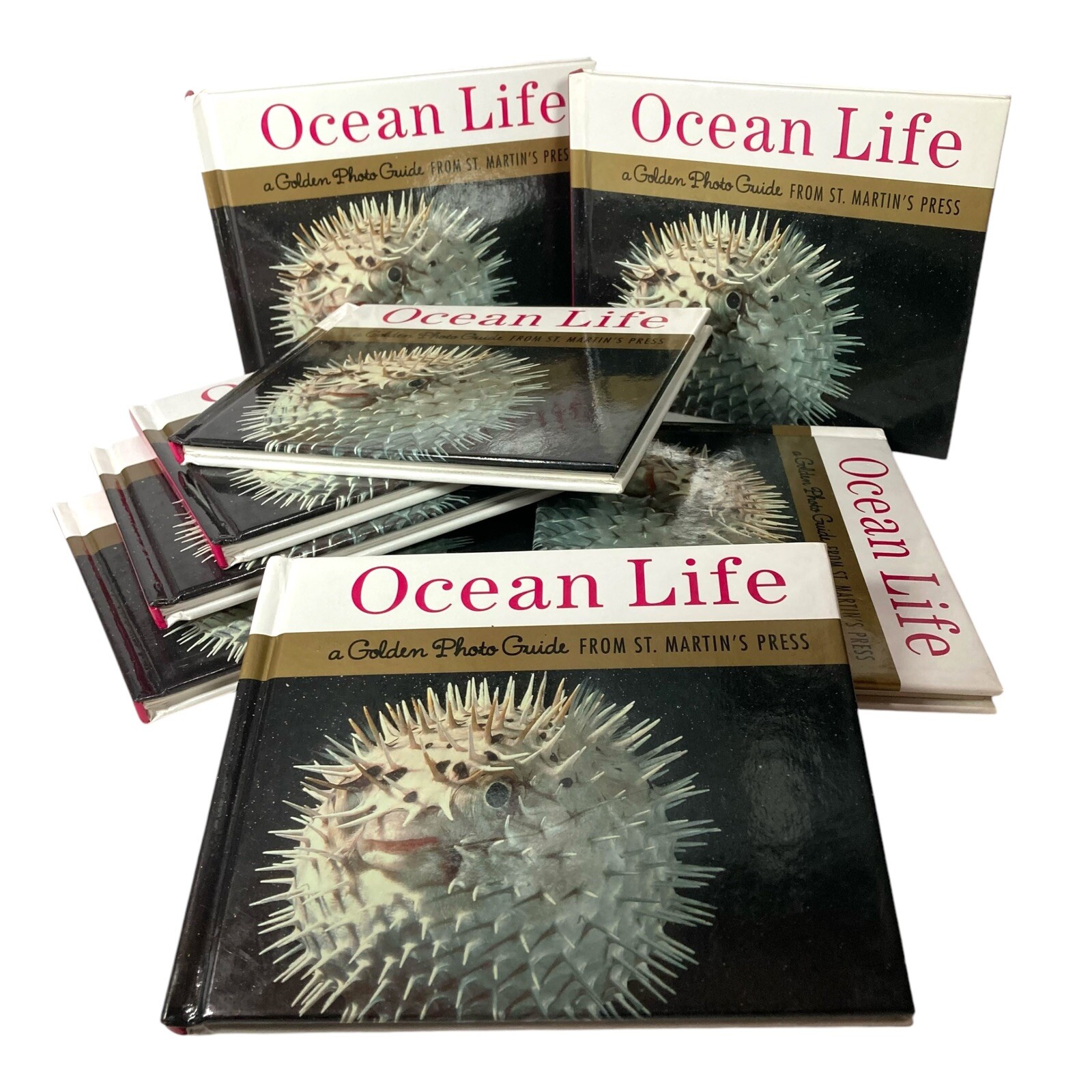 8 Golden Photo Guide Books Ocean Life, Hardcover 58 Pages 2001, 6.5″ x 5.5″