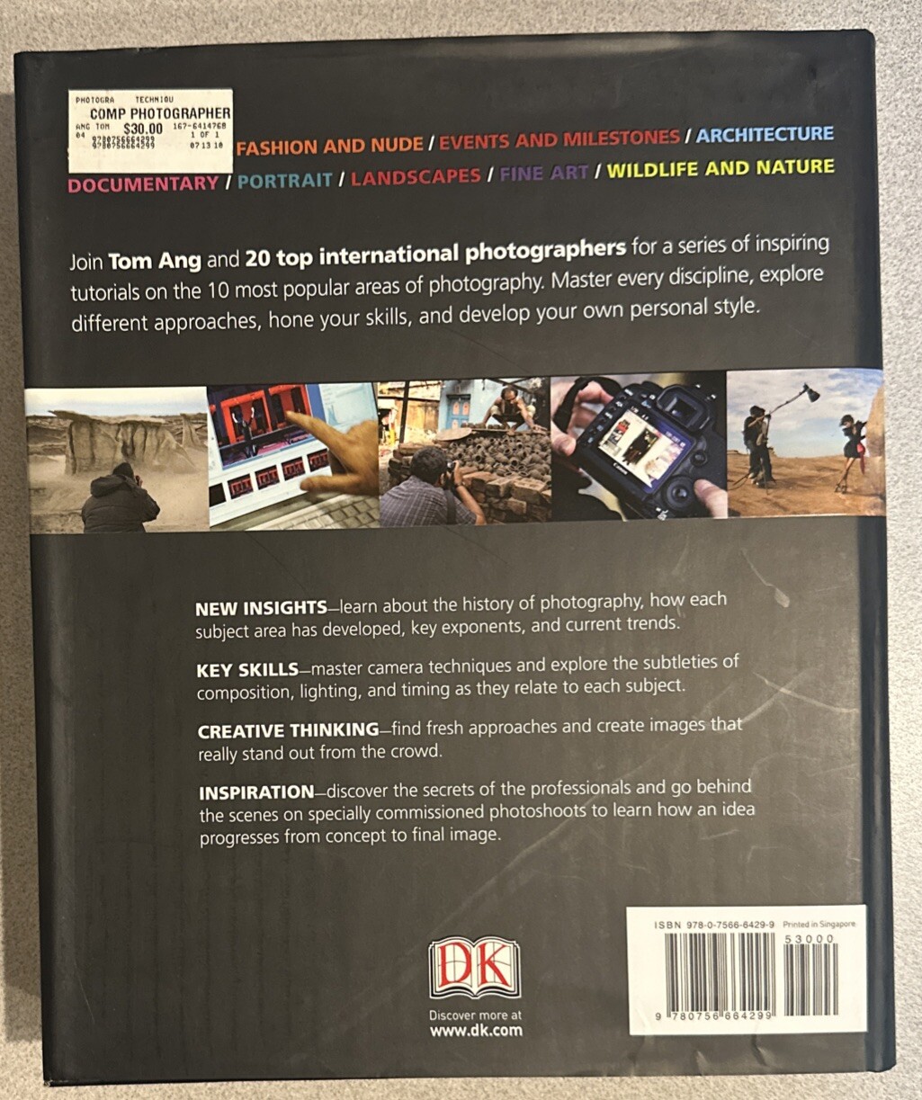 The Complete Photographer by Tom Ang Book A Masterclass in Every Style & Subject