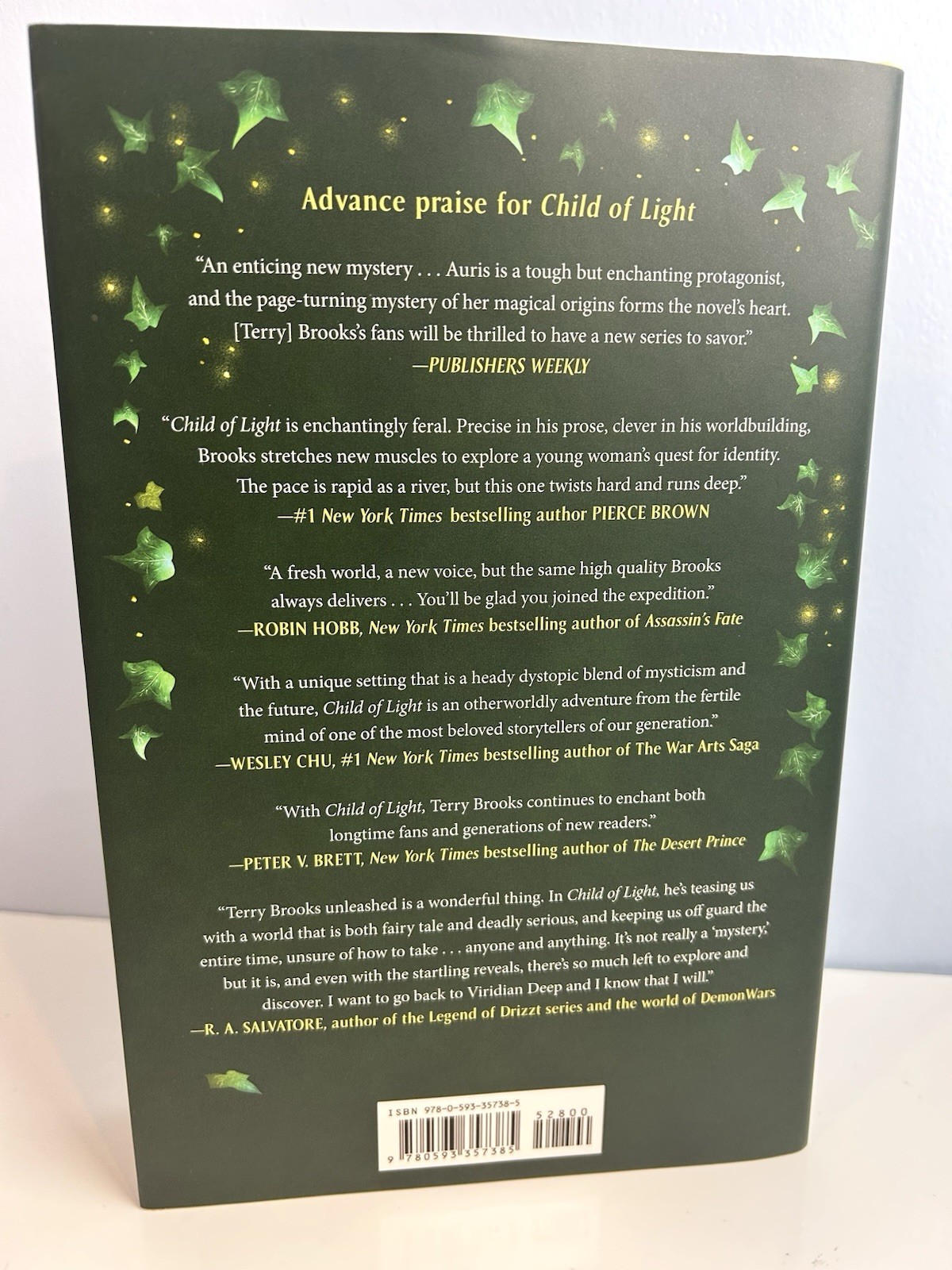 Child of Light by Brooks, Terry Hardback Book: Brand new, Hardcover 1st Edition