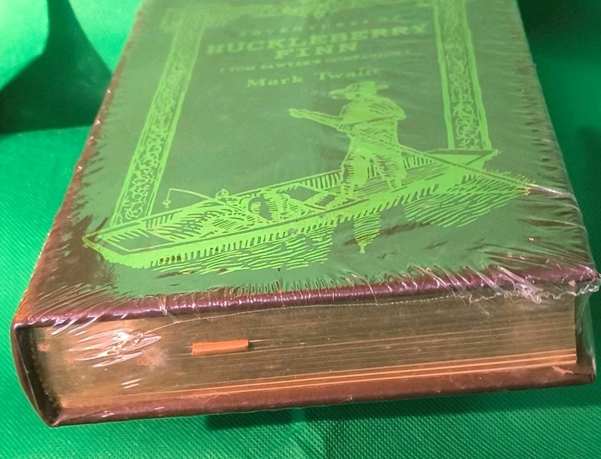 The Adventures Of Huckleberry Finn Mark Twain Leather Bound Easton Press SEALED