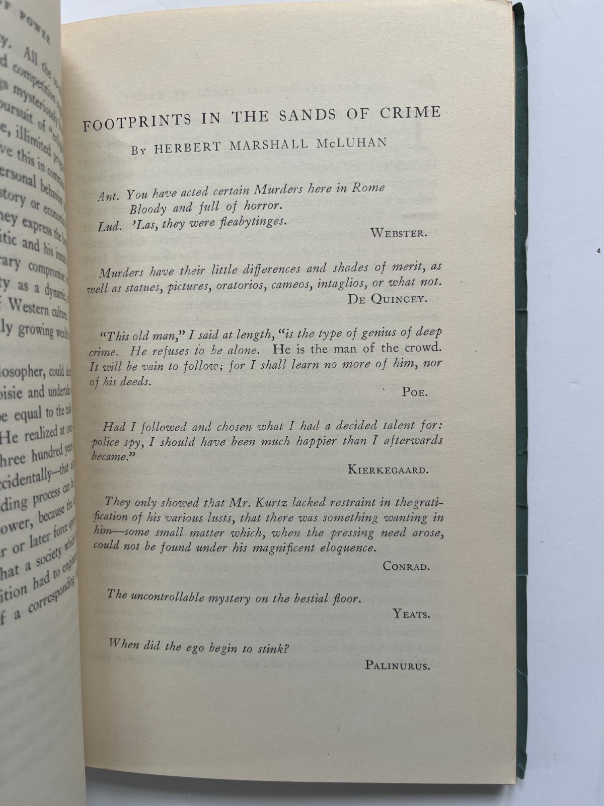 1946 MARSHALL MCLUHAN, Hannah Arendt, Wyndham Lewis ~ Sewanee Review