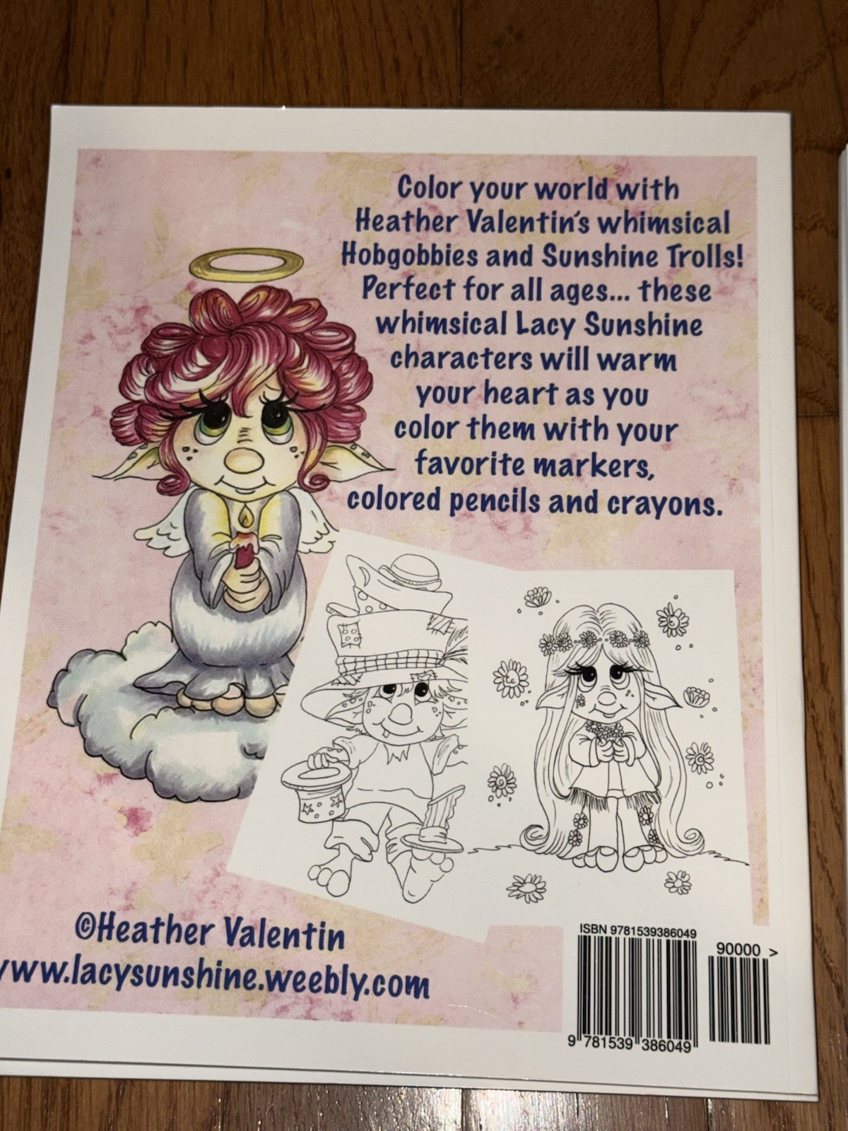 4 Adult Coloring Books: Heather Valentin under the “Lacy Sunshine” brand