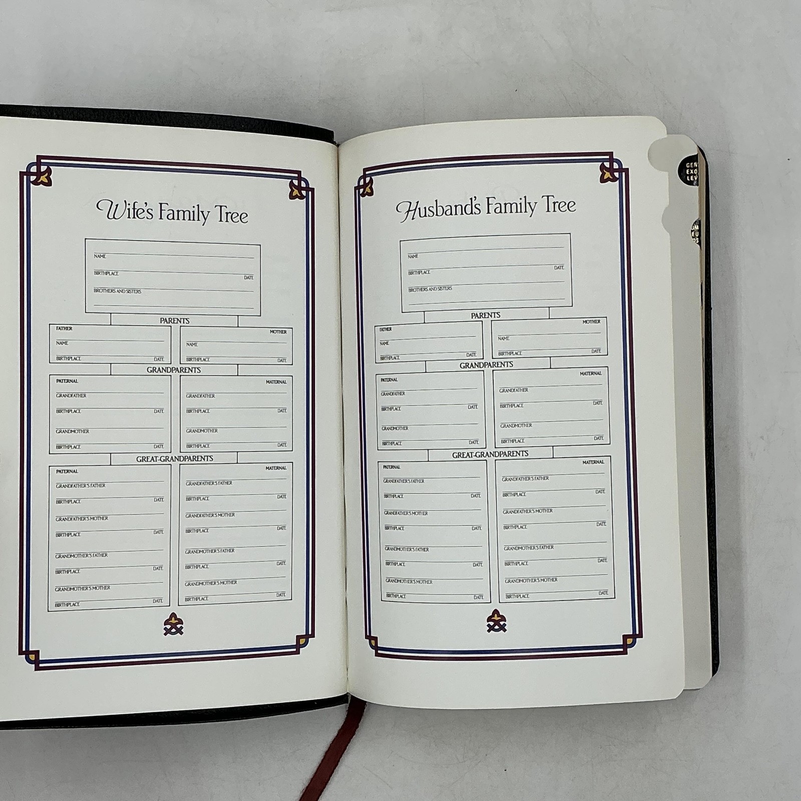 THE AMPLIFIED BIBLE EXPANDED EDITION ZONDERVAN BLACK BONDED LEATHER 1987 Indexed