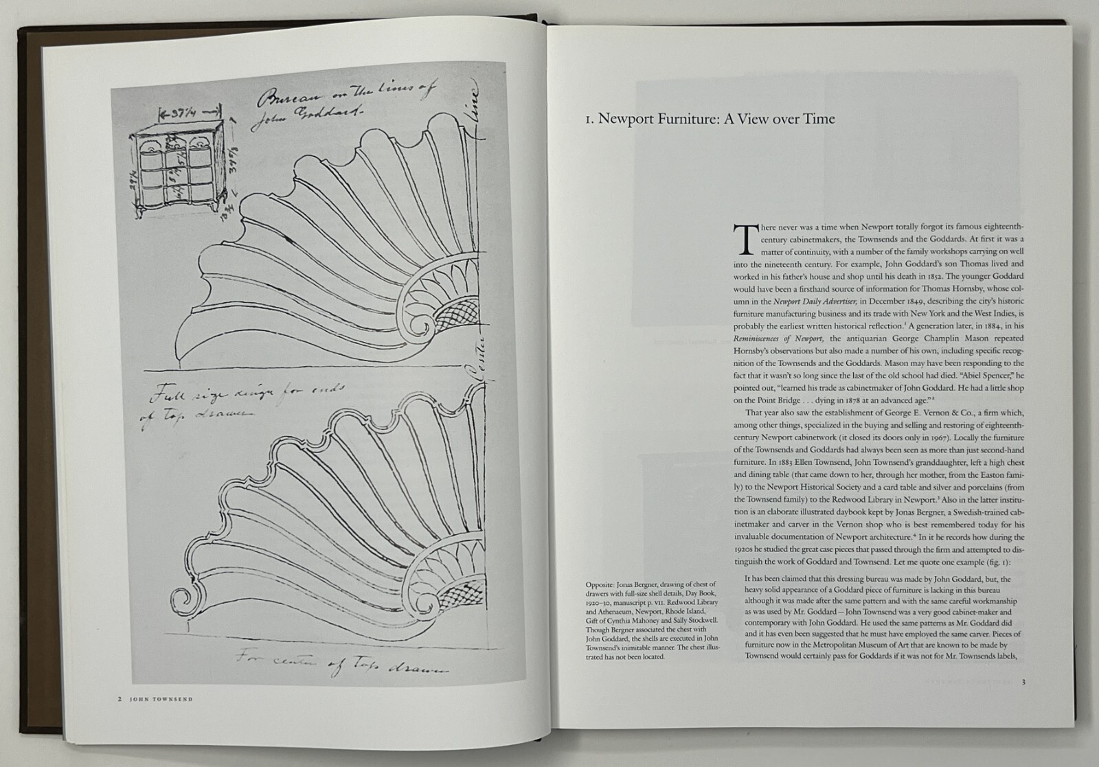 John Townsend: Newport Cabinetmaker by Morrison Heckscher – 2005 HC/DJ – The Met