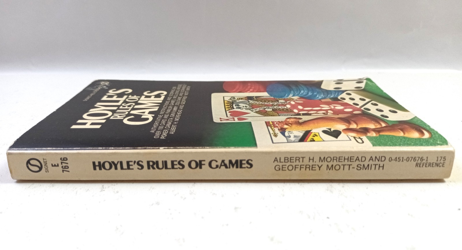 HOYLE’S RULES OF GAMES. ALBERT MOREHEAD GEOFFREY MOTT-SMITH. SIGNET 1963. VGD