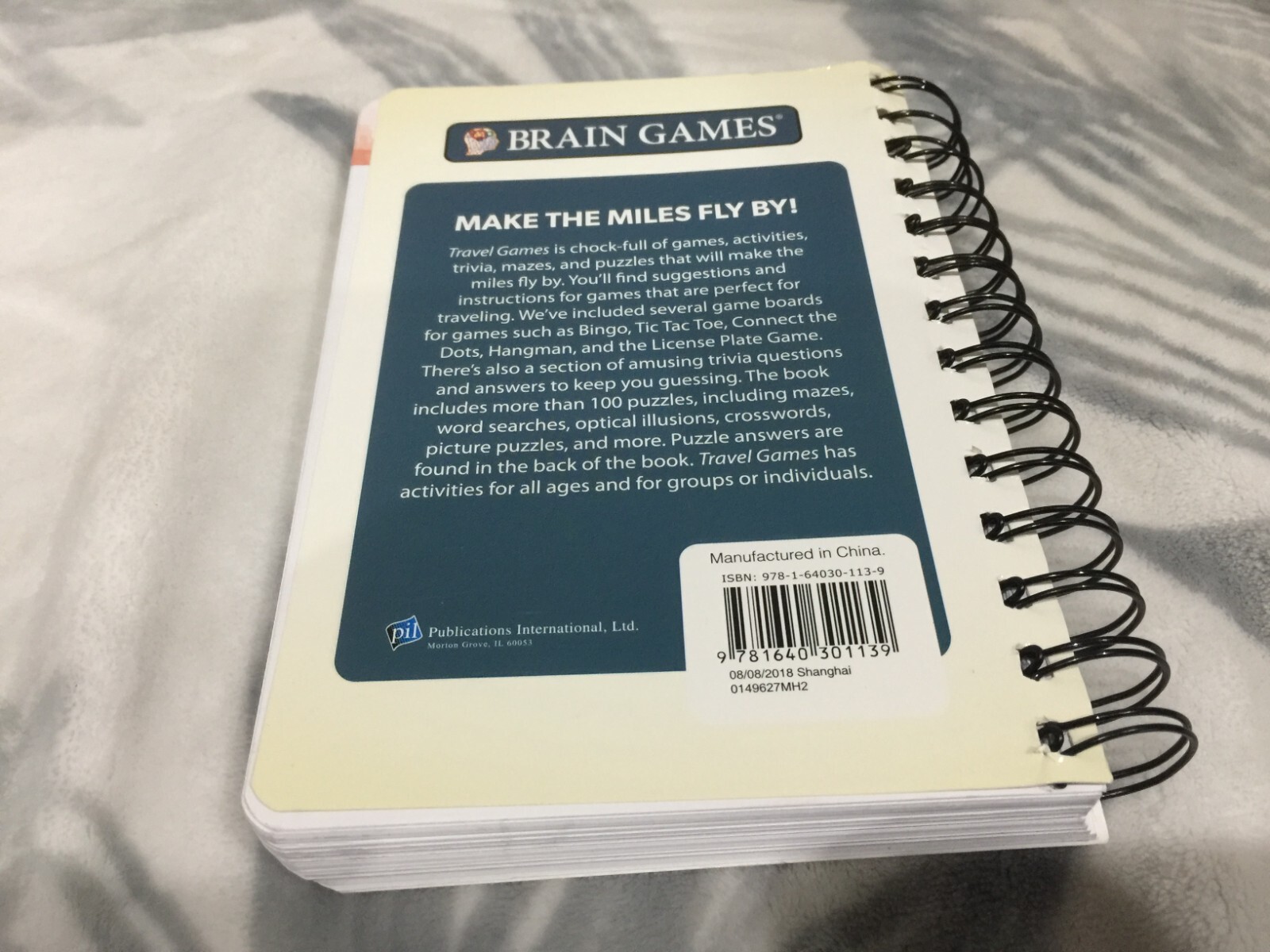 Brain Games – To Go – Travel Games, Spiral-bound, Publications International Ltd