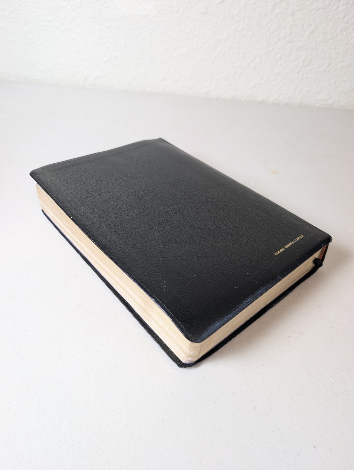 NKJV Giant Print Center Column Reference Bible Nelson 996 Black Leather