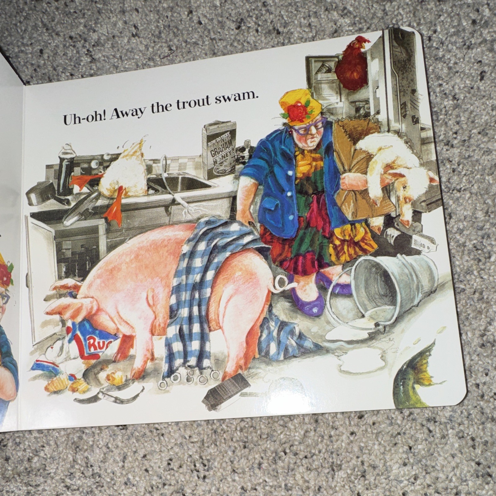 To Market, To Market Board Book by Anne Miranda, illus Janet Stevens