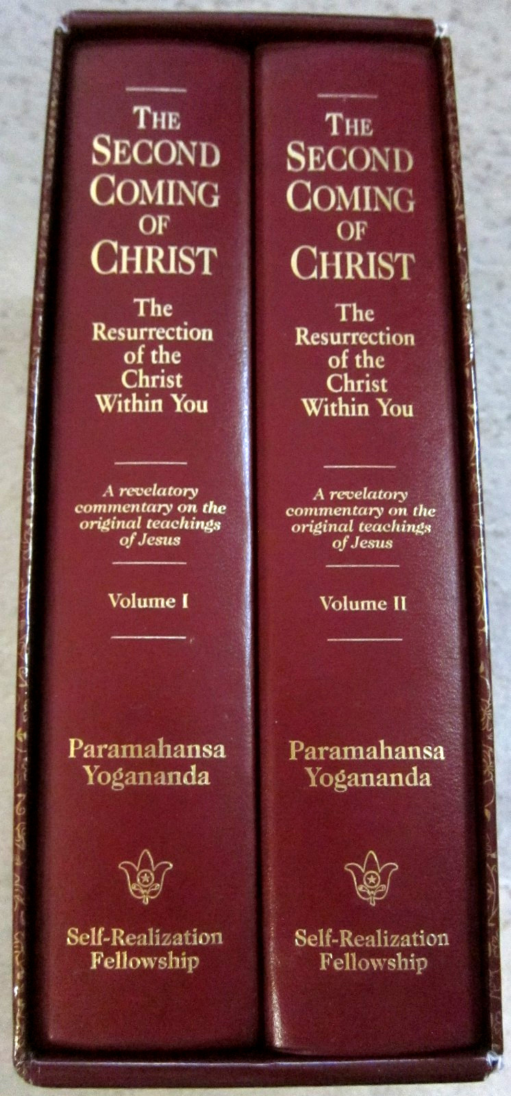 The Second Coming of Christ by Paramahansa Yogananda- 2-Volume set w/slipcase !