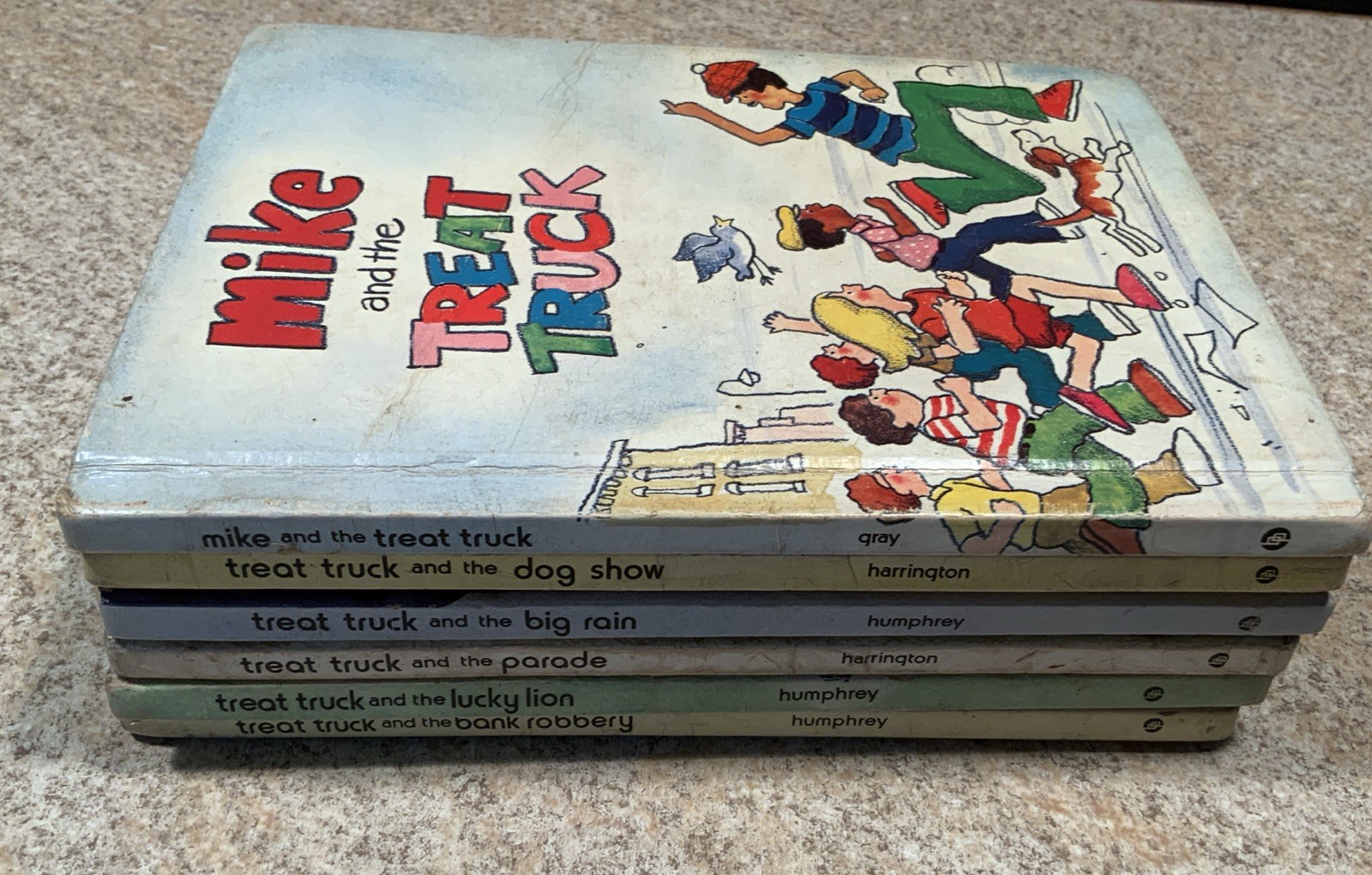 Treat Truck Series Lot Of 6 Books 1970s Benefic Press Easy Readers HTF