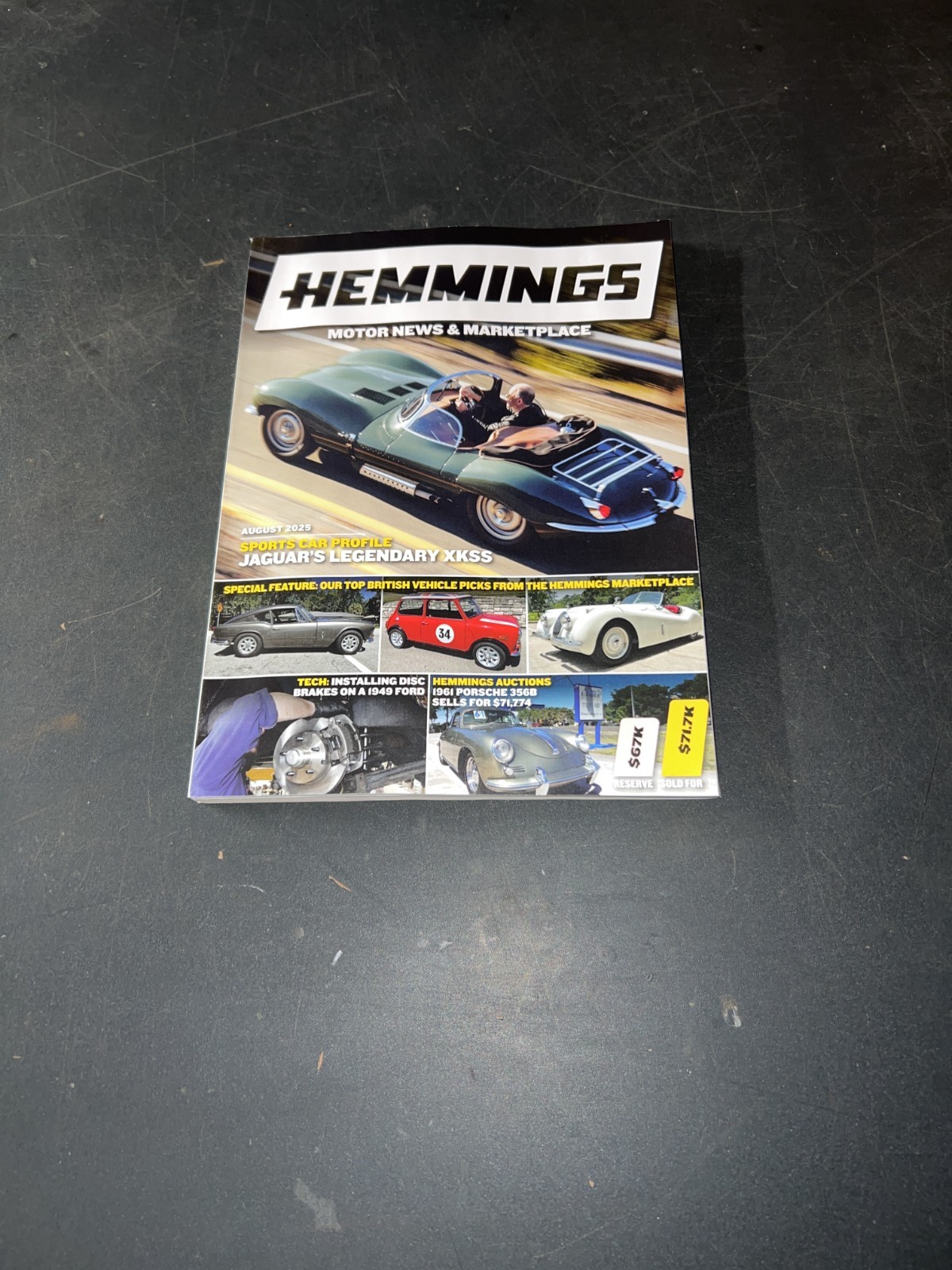 Hemmings Motor News Magazine August 2025 Jaguar XKSS