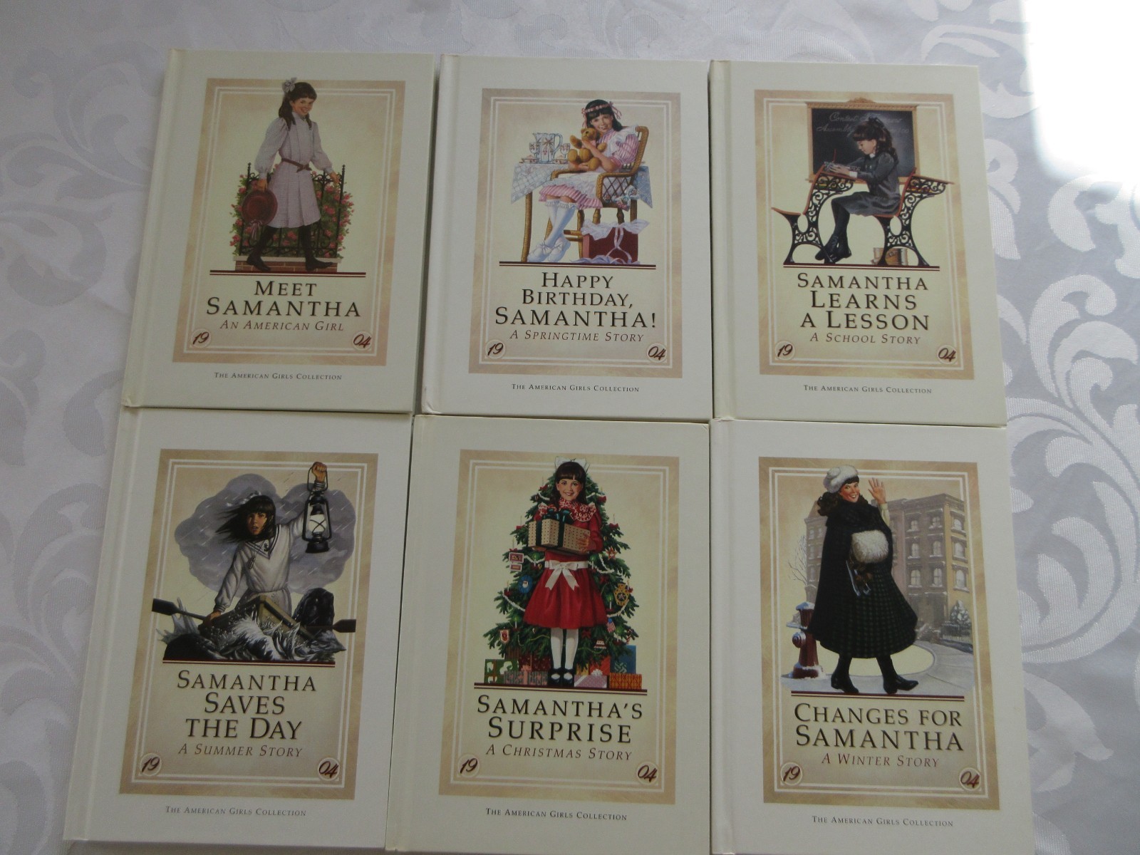 AG Pleasant Company SAMANTHA Hardcover BOOK Set -6, 1st PRINTING, 1ST ED. 1988