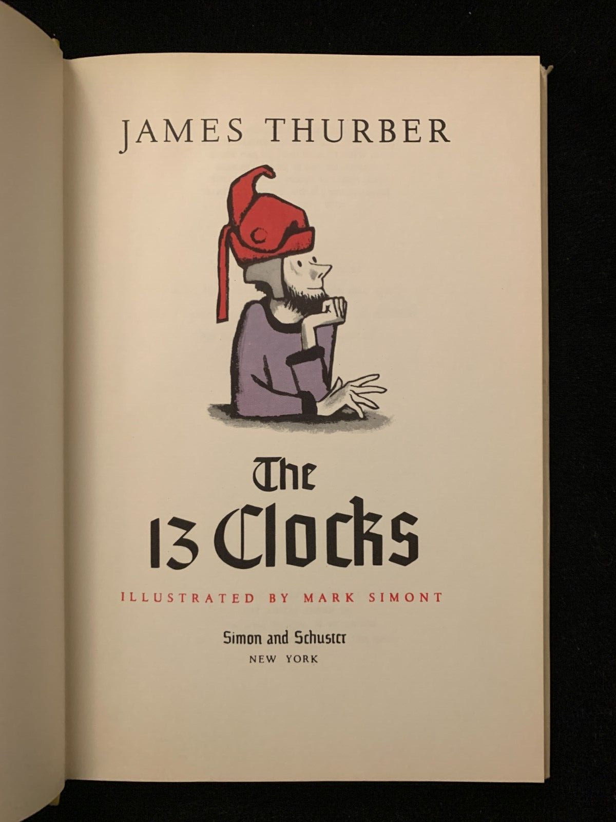 1st edition, 10th printing! The 13 Clocks by James Thurber 1950 HCDJ Very good