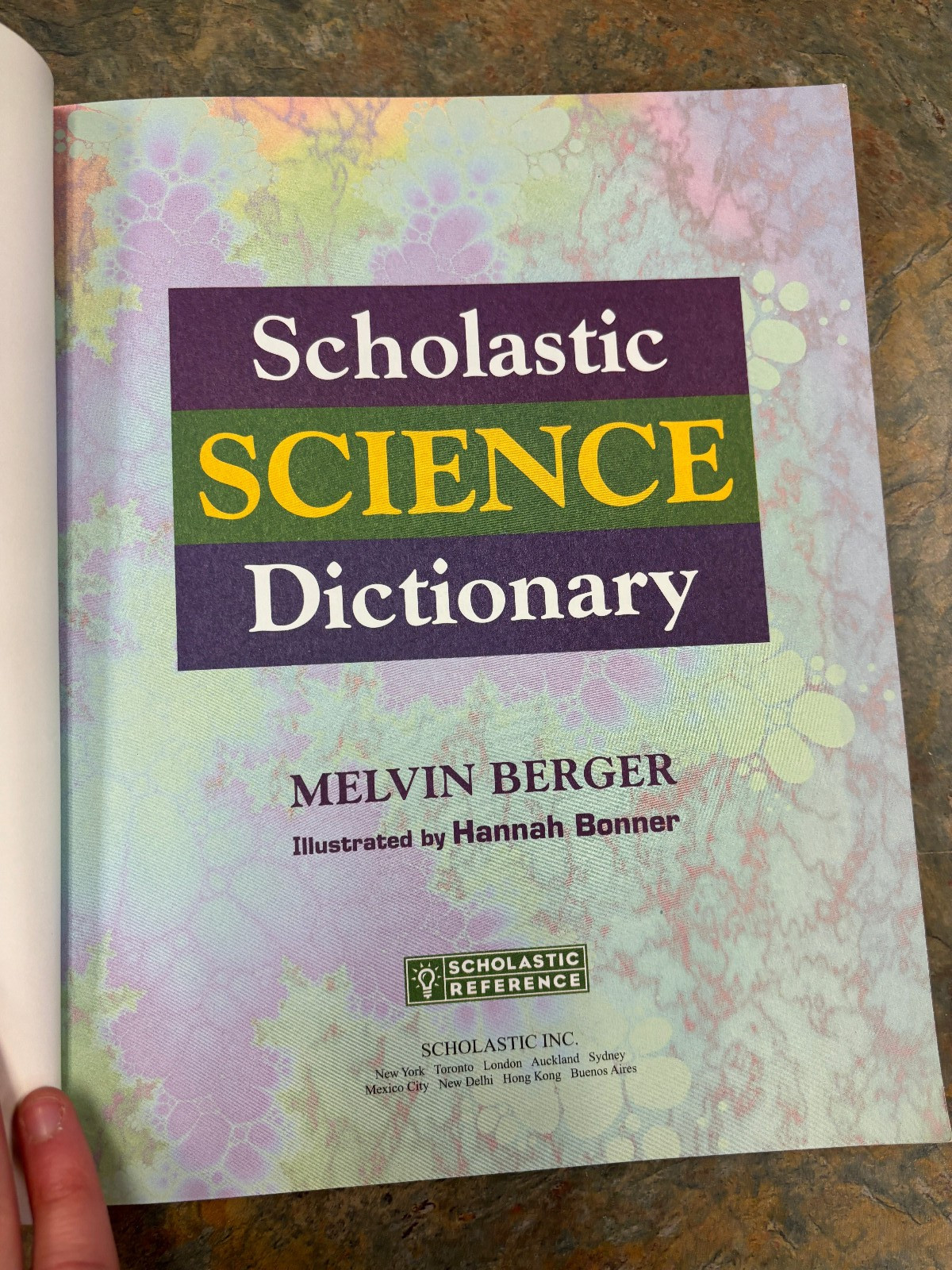 Used Schoolastic Science Dictionary by Melvin Berger