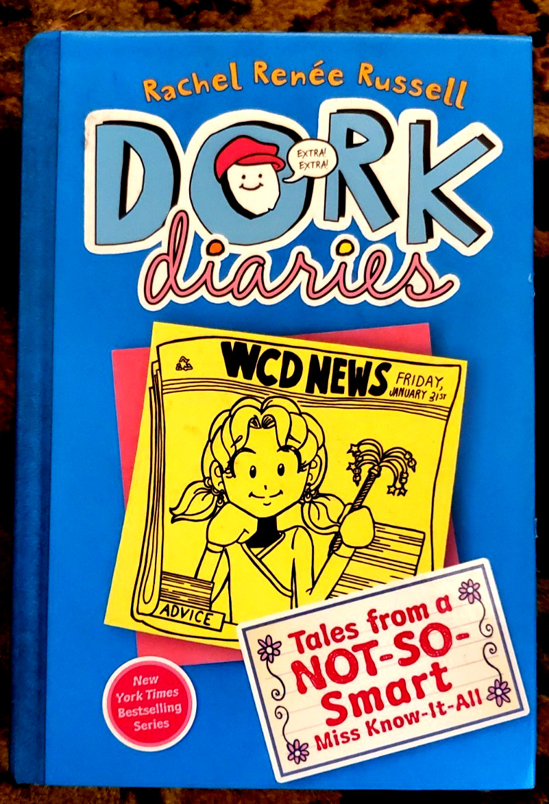 Lot of 8 Rachel Renee Russell Books- Dork Diaries(6) & Max Crumbly(2)
