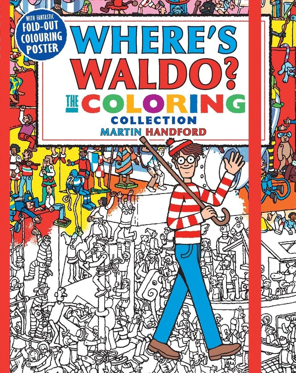 Where’s Waldo? The Coloring Collection – paperback Handford, Martin