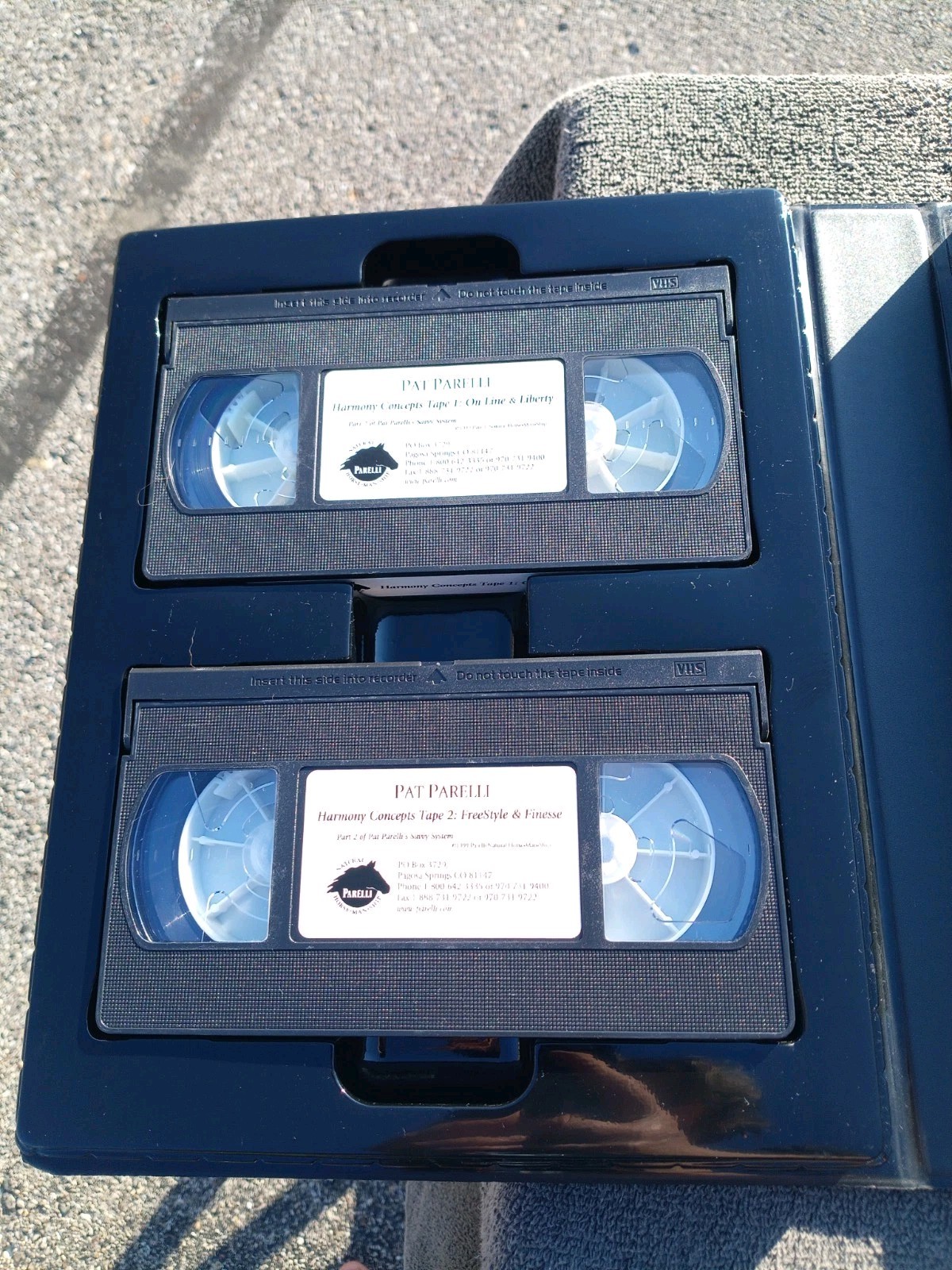 Pat Parelli’s Savvy System Part 2 Harmony VHS Set w/Booklets + Audiocassette VG