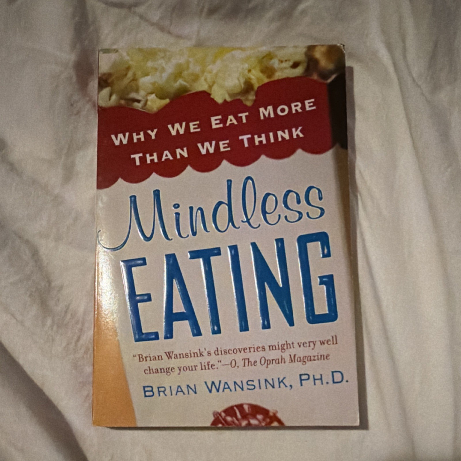 Lot of 4 books! Eat what you love Love what you eat, Dad Is Fat, Mindless Eating