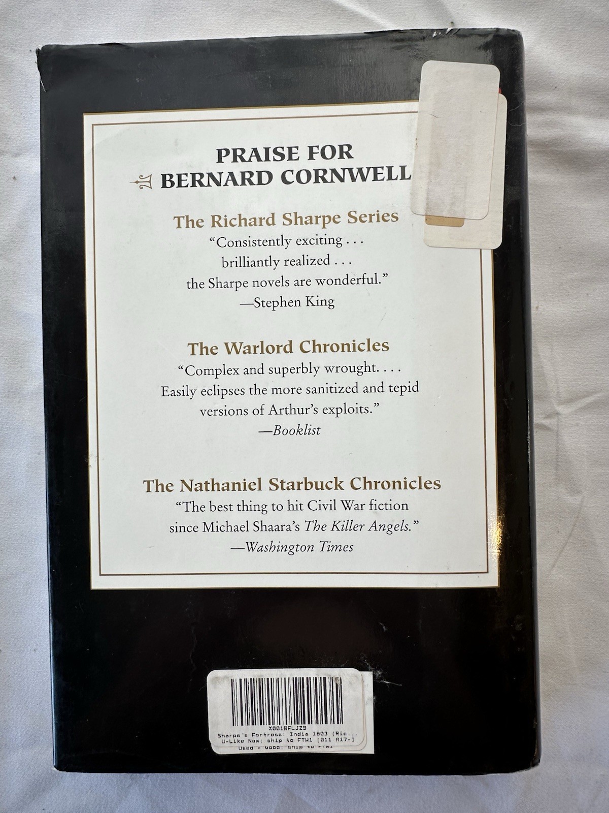 Sharpe’s Fortress by Bernard Cornwell (2000, Hardcover)