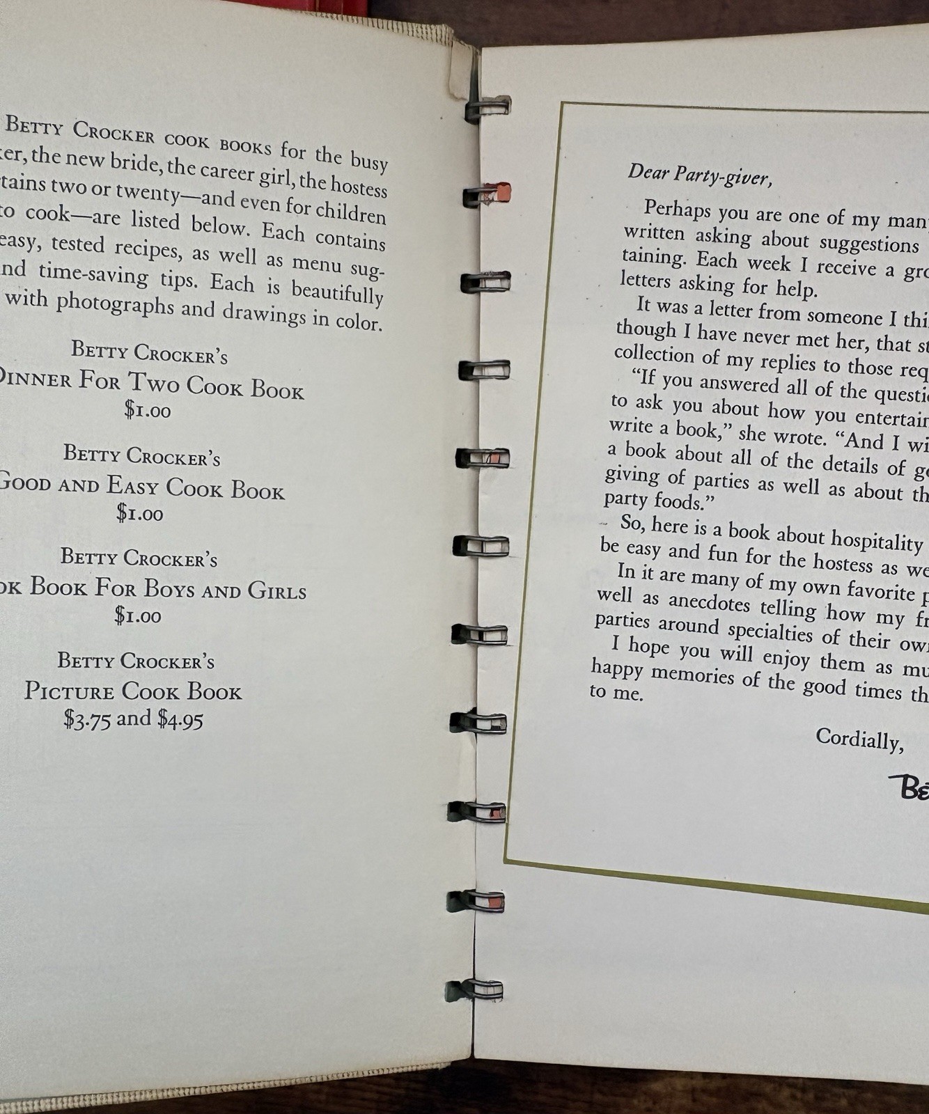 Lot of 10 Vintage Cookbooks Recipe Books Betty Crocker + Assorted Others