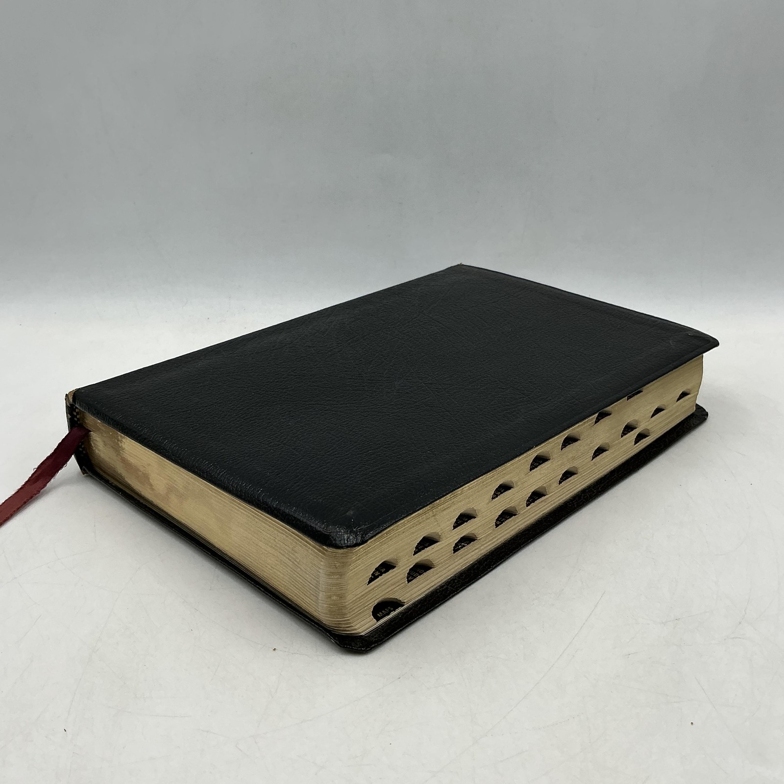 THE AMPLIFIED BIBLE EXPANDED EDITION ZONDERVAN BLACK BONDED LEATHER 1987 Indexed