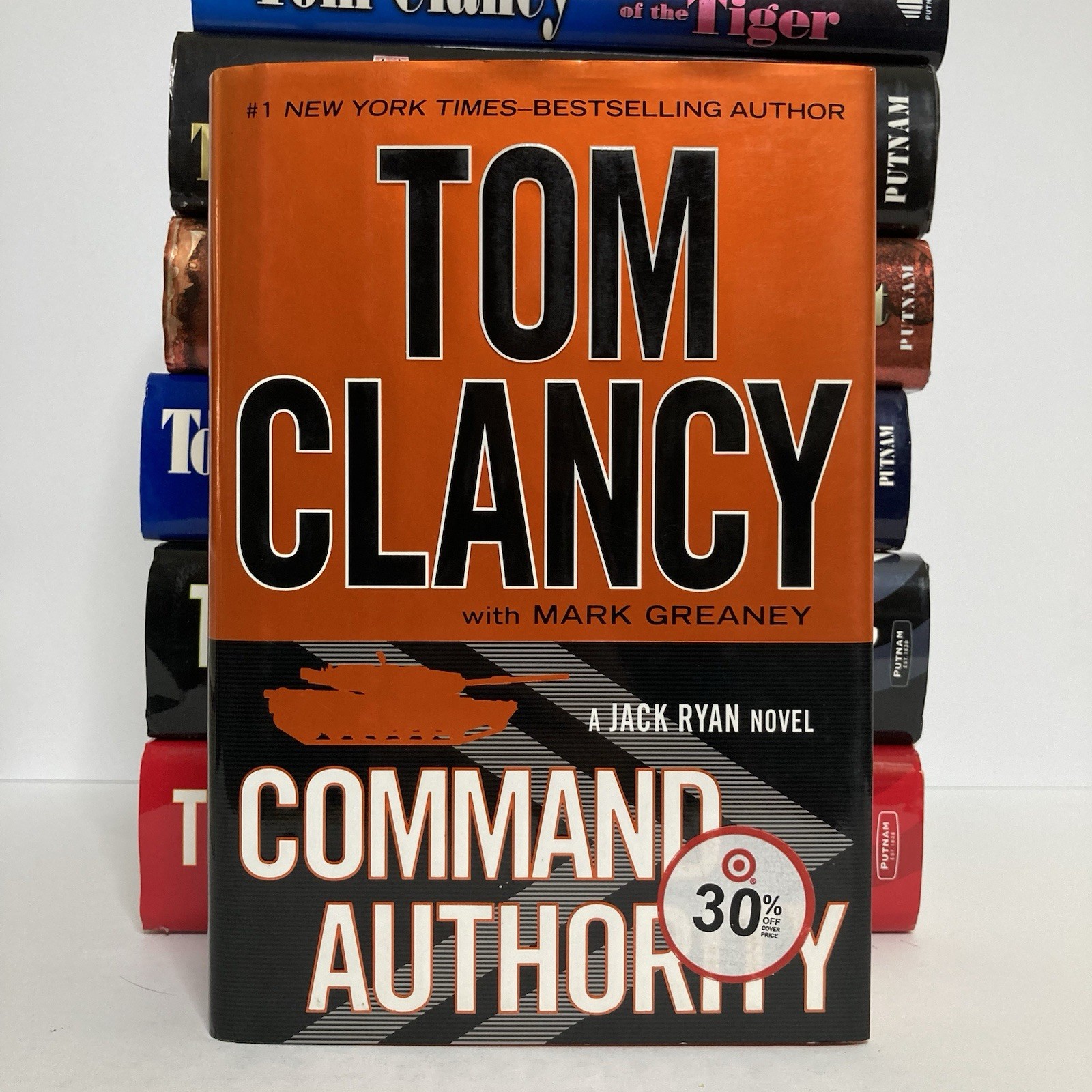 Lot of 9 Tom Clancy Jack Ryan Books HC/DJ Executive Orders Rainbow Six