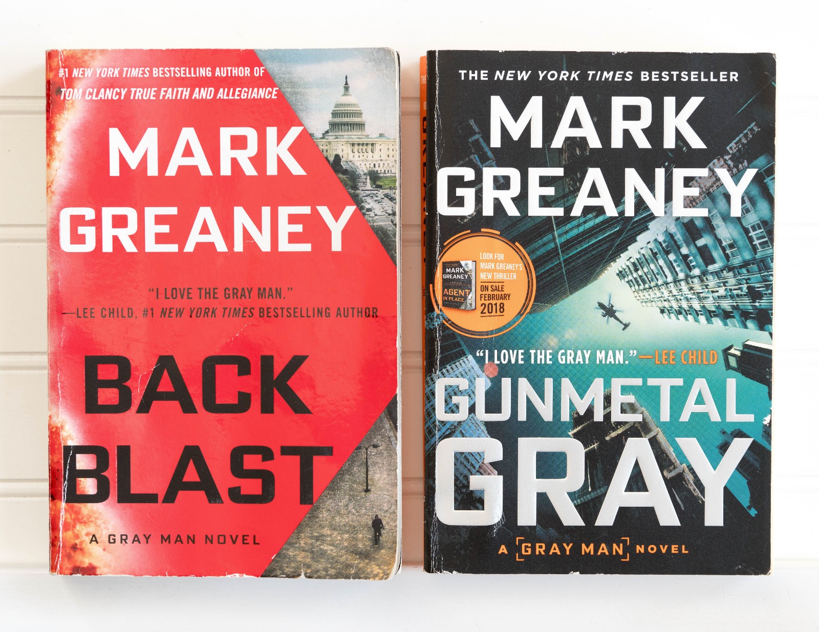 Mark Greaney THE GRAY MAN Series Lot of 10 Set of Large TRADE Paperback Books