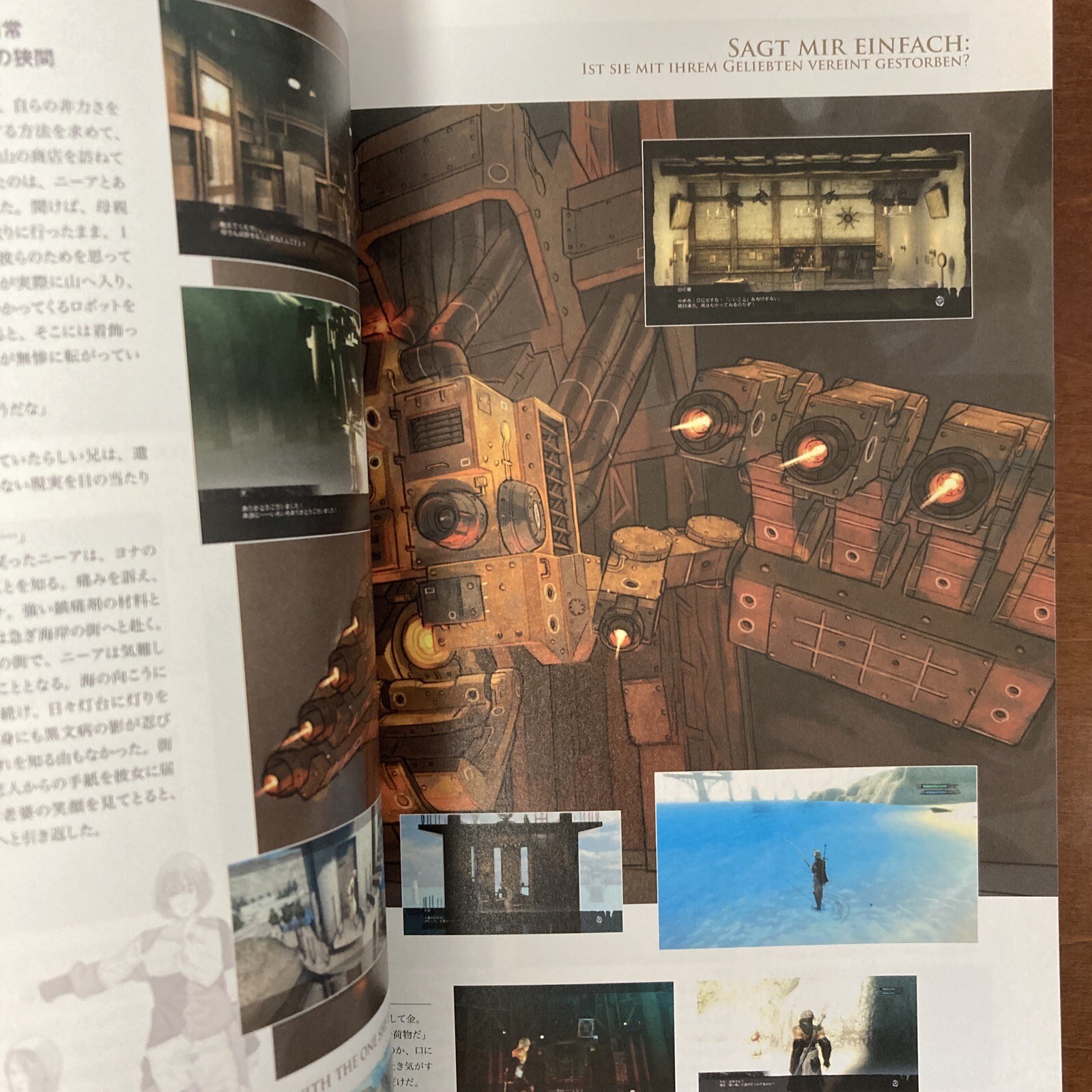 Grimoire NieR Guide Book Art Book Illustration