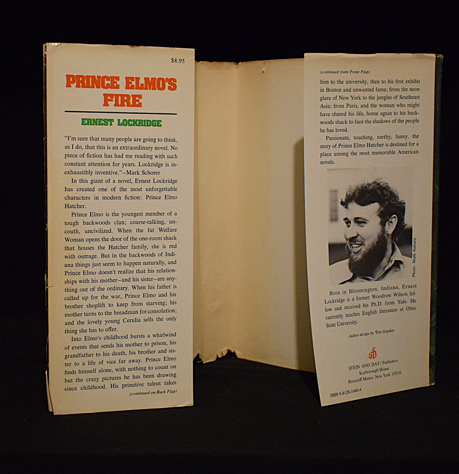 Prince Elmo’s fire by Ernest Lockridge ~ c 1974 ~ Hardcover ~ Pages 346