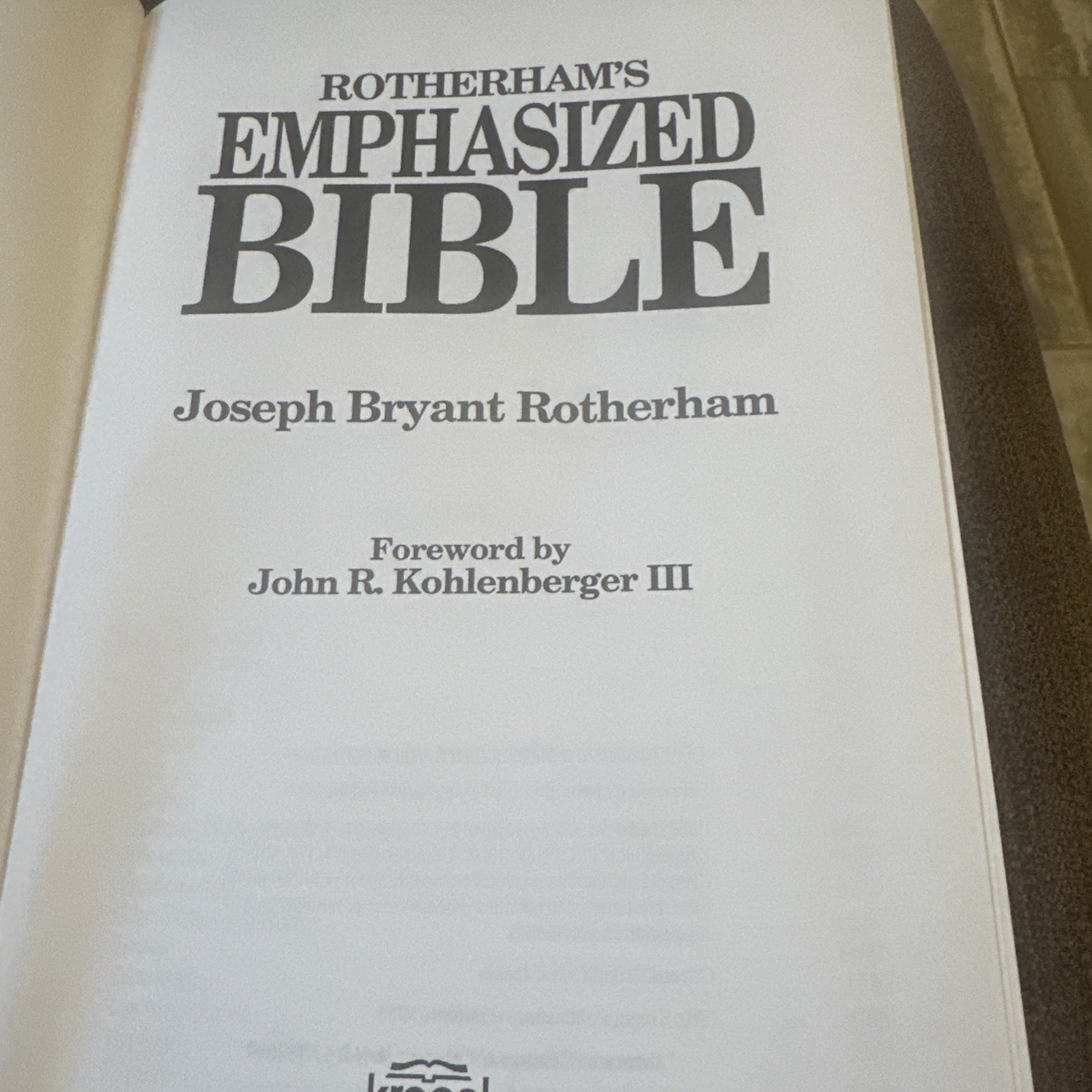 Rotherham’s Emphasized Bible by Joseph B. Rotherham and Joseph Bryant Rotherham