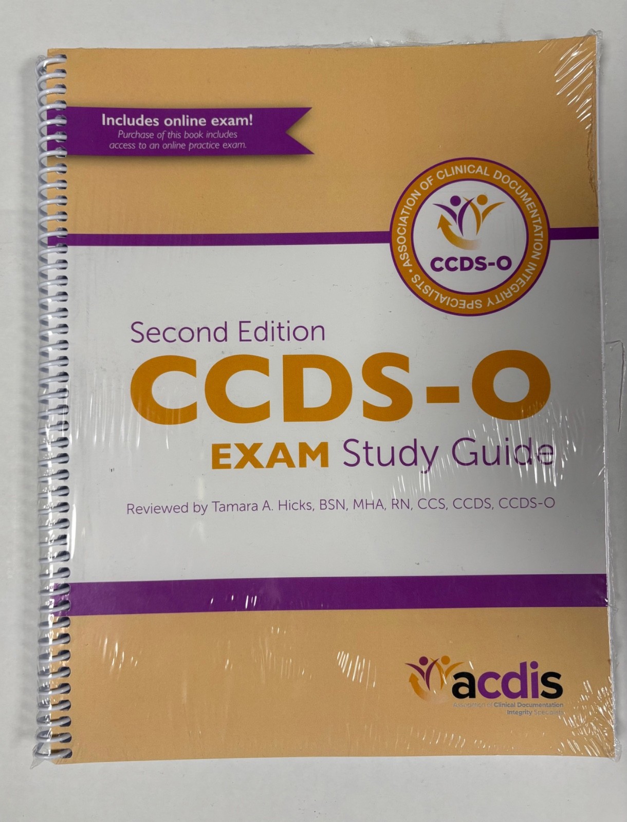 CCDS-O Exam Study Guide Second Edition acdis BRAND NEW SEALED