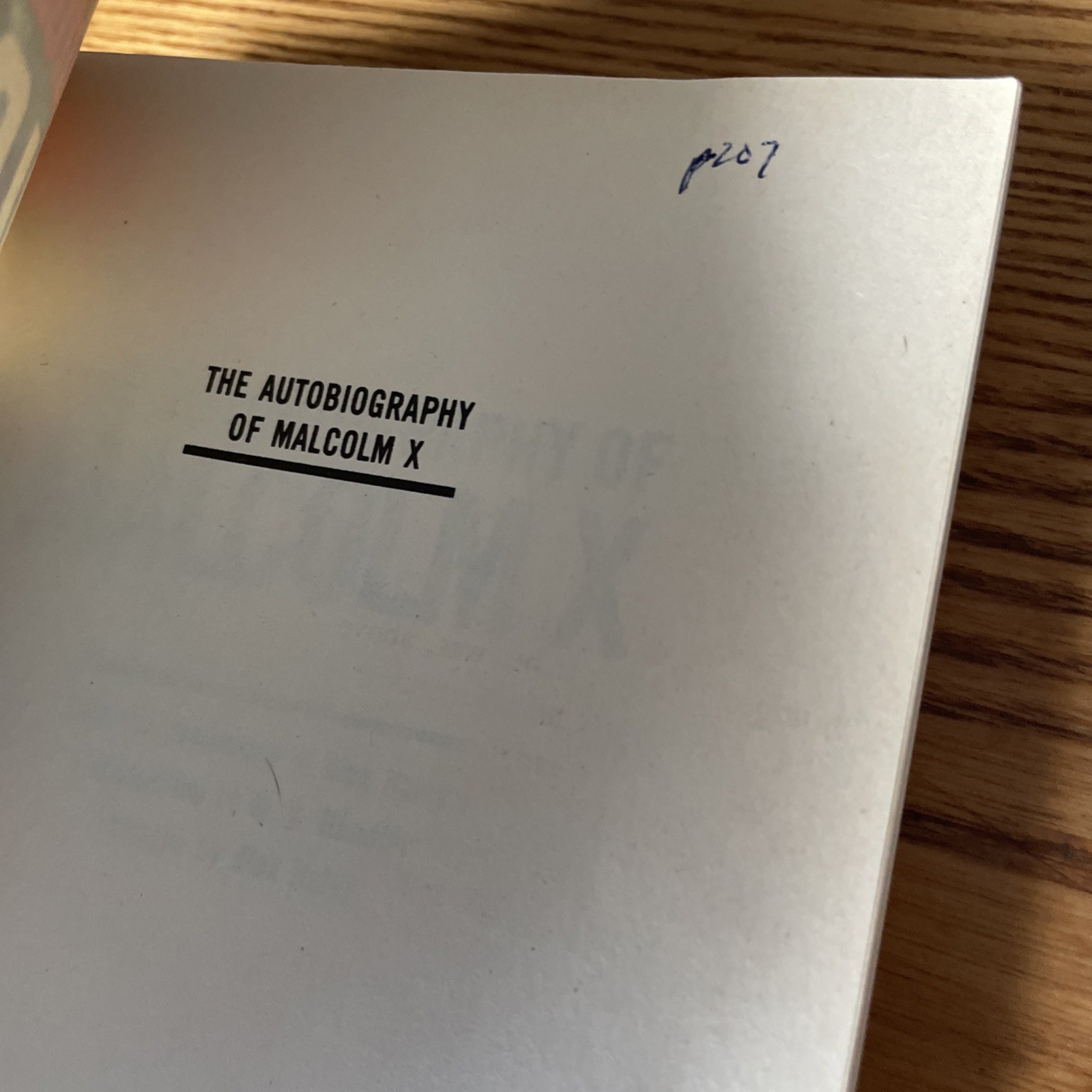Malcolm X with Alex Haley – The Autobiography of Malcolm X – Vintage Ballantine