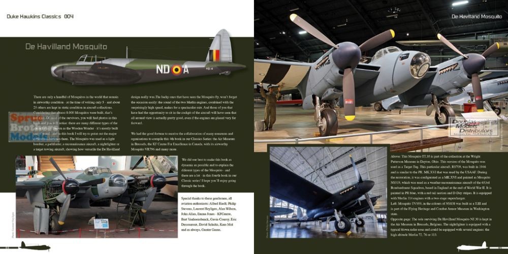 DHBDHC004DHC Duke Hawkins Classic Book – DeHavilland Mosquito