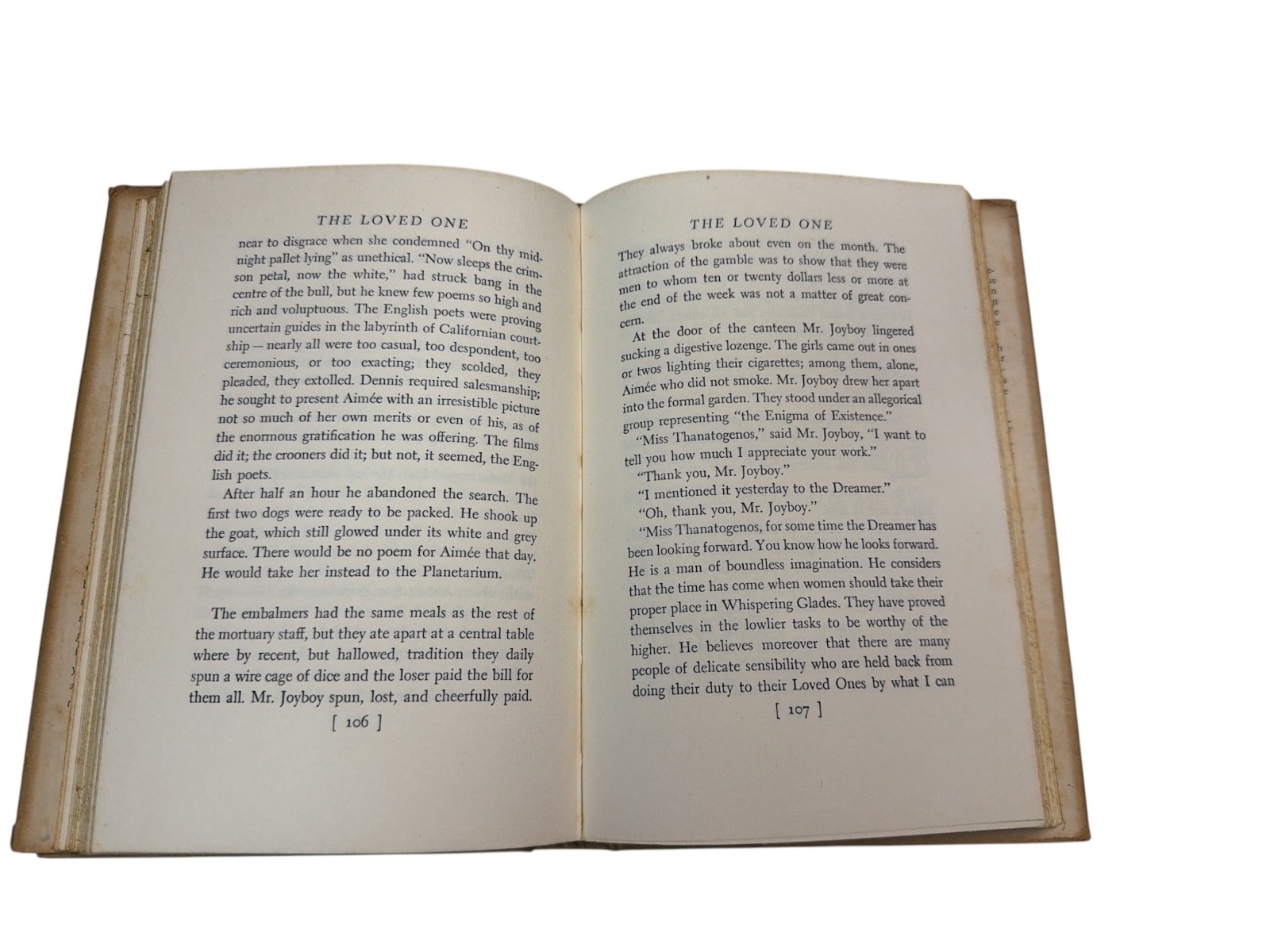 The Loved One by Evelyn Waugh First Edition 1948 Hardcover Vintage Novel