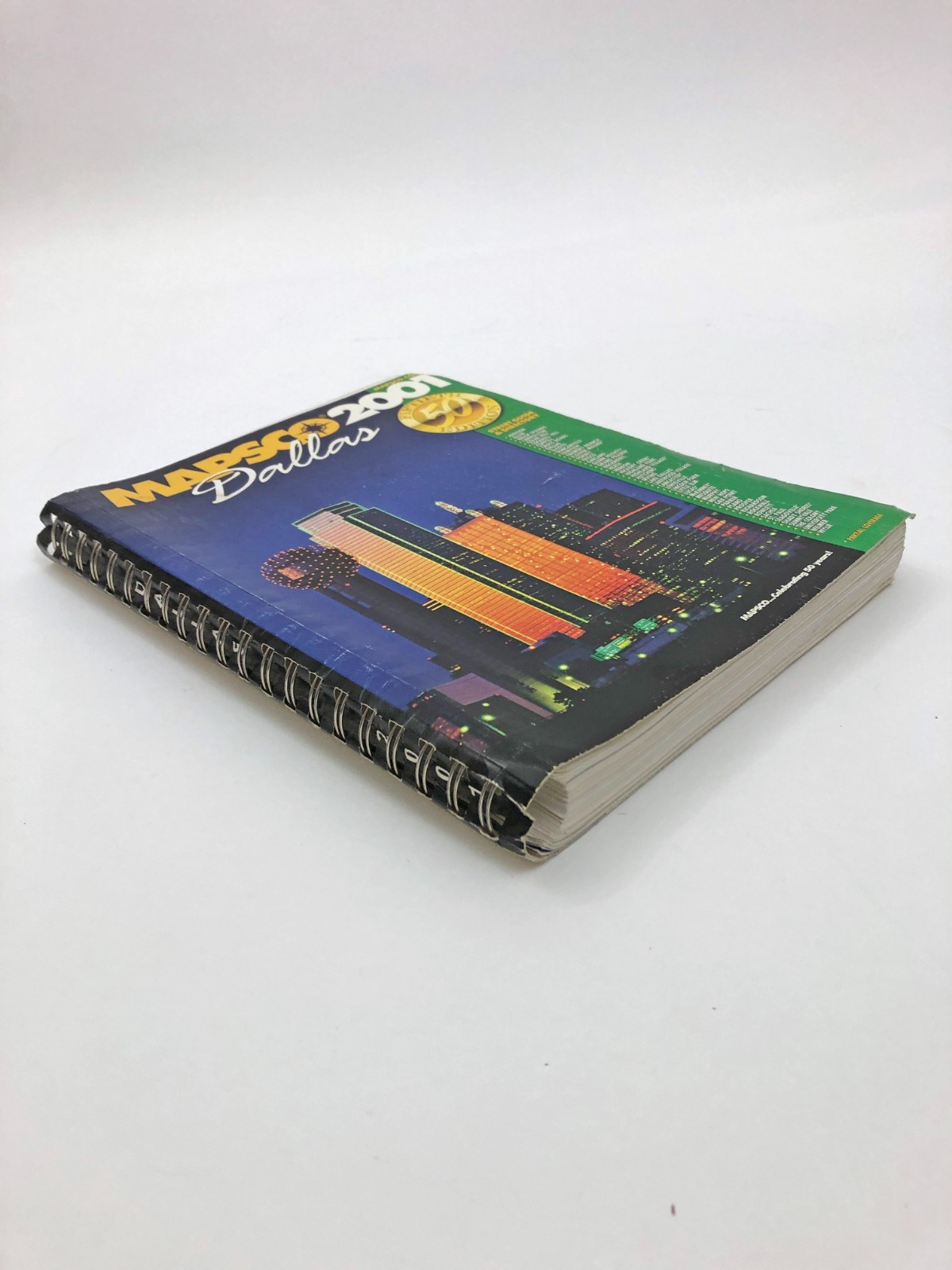 MAPSCO 2001 Dallas Street Guide & Directory 11×8.5 Inches Spiral Bound