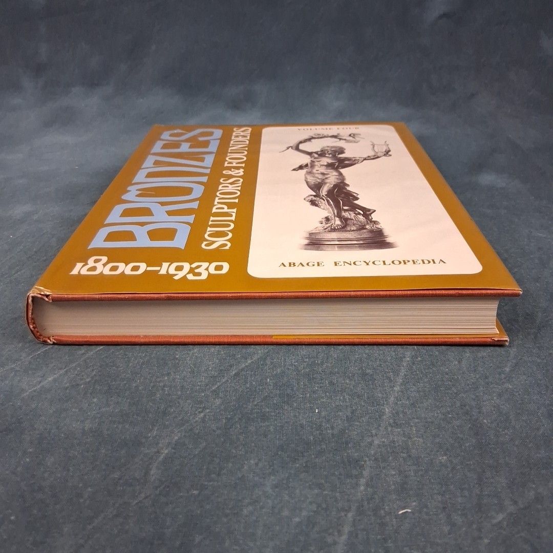 Encyclopedia of Bronzes Sculptors Founders 1800-1930 Vol 4 Berman HC DJ 1980