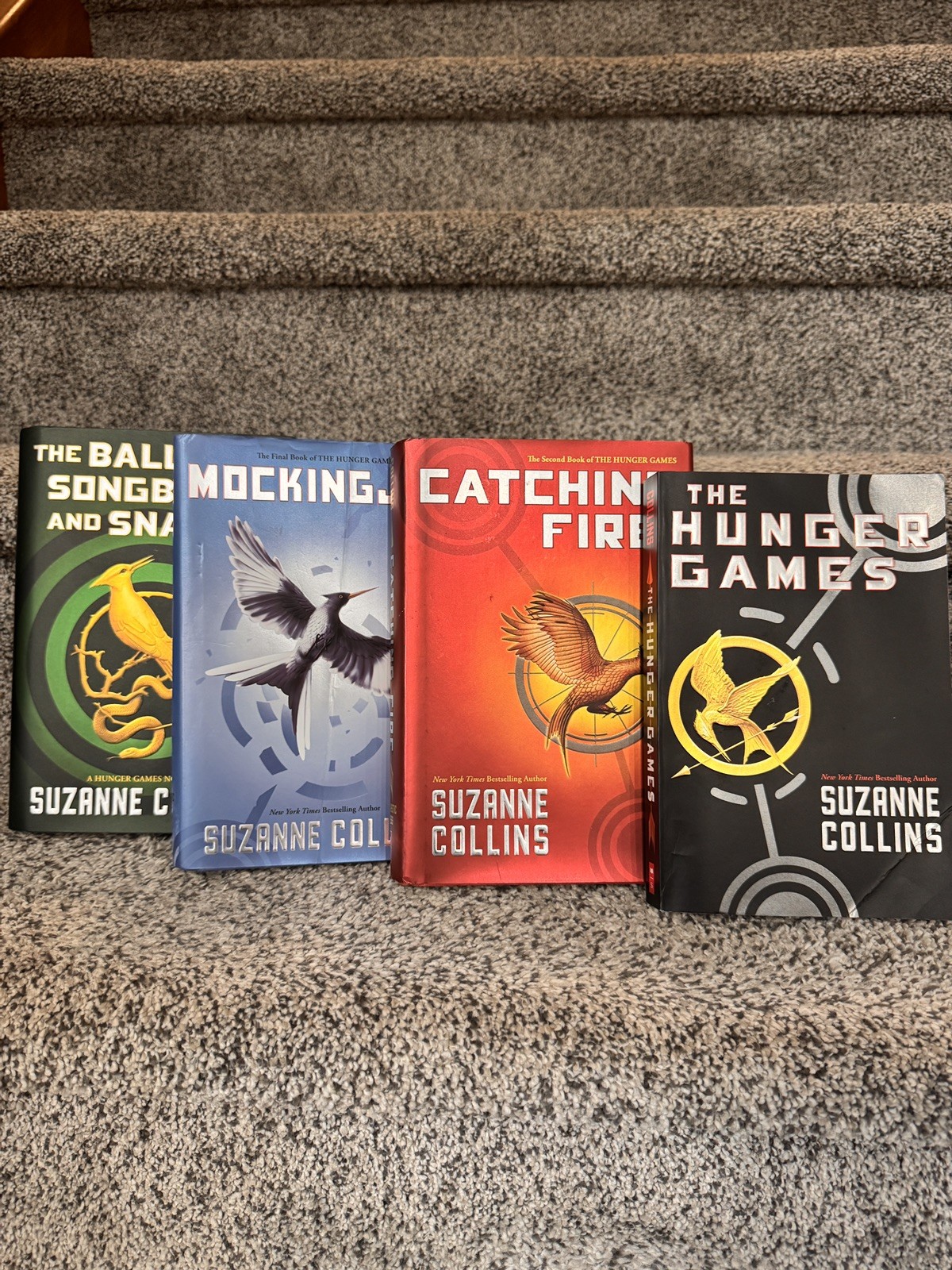 The Hunger Games Series by Suzanne Collins Set, Scholastic Press, Hardcover/Pap…